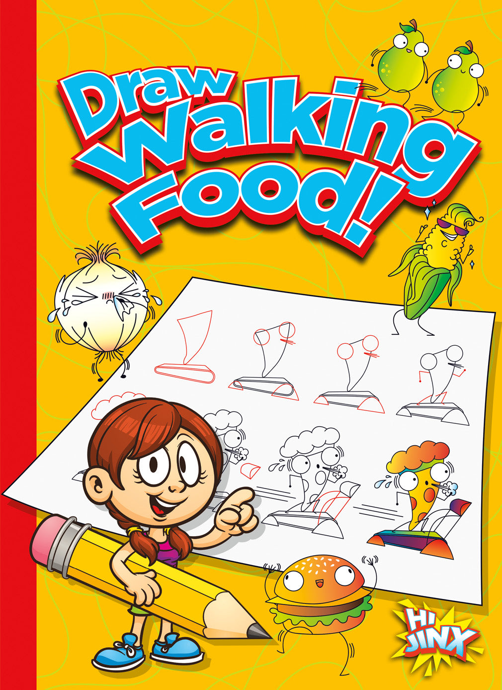 Draw Walking Food - Fun & Creative Drawing Kit for Kids | Perfect for Art Classes, Birthday Gifts & Family Activities