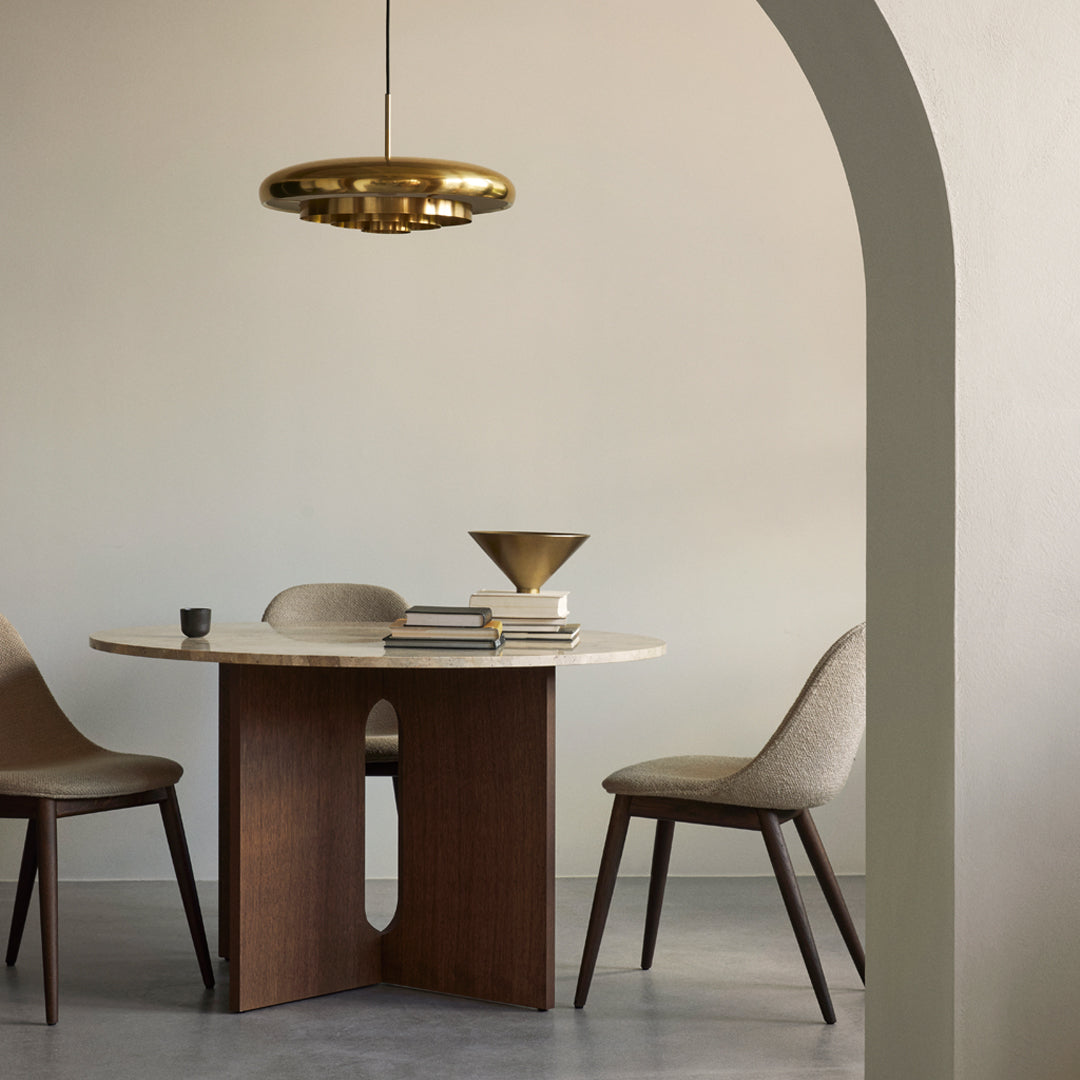 Modern Androgyne Dining Table - Stylish & Durable for Kitchen, Dining Room, or Small Space - Perfect for Family Meals & Entertaining Guests