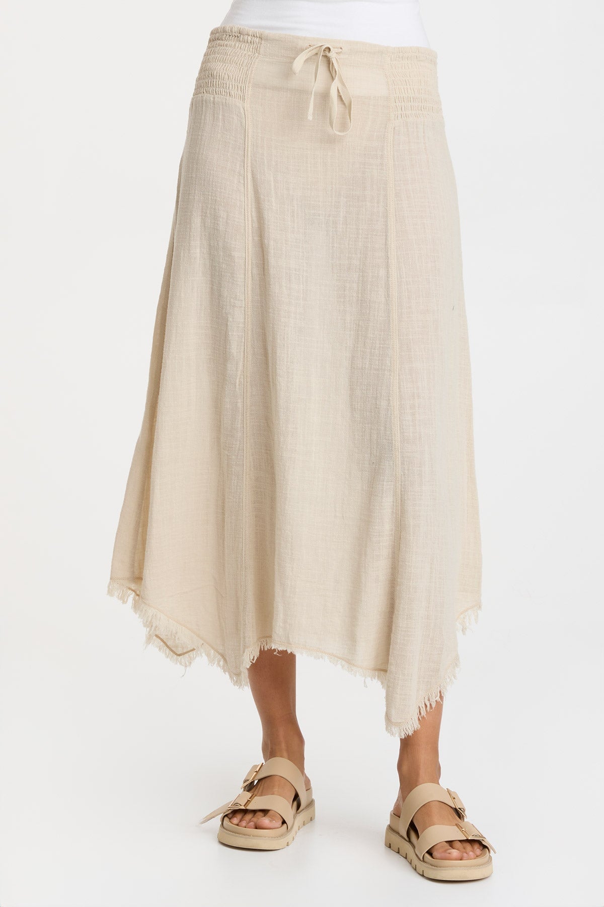 Zuri Gauze Skirt for Women - Lightweight & Flowy Boho Skirt - Perfect for Summer, Beach, and Casual Outings