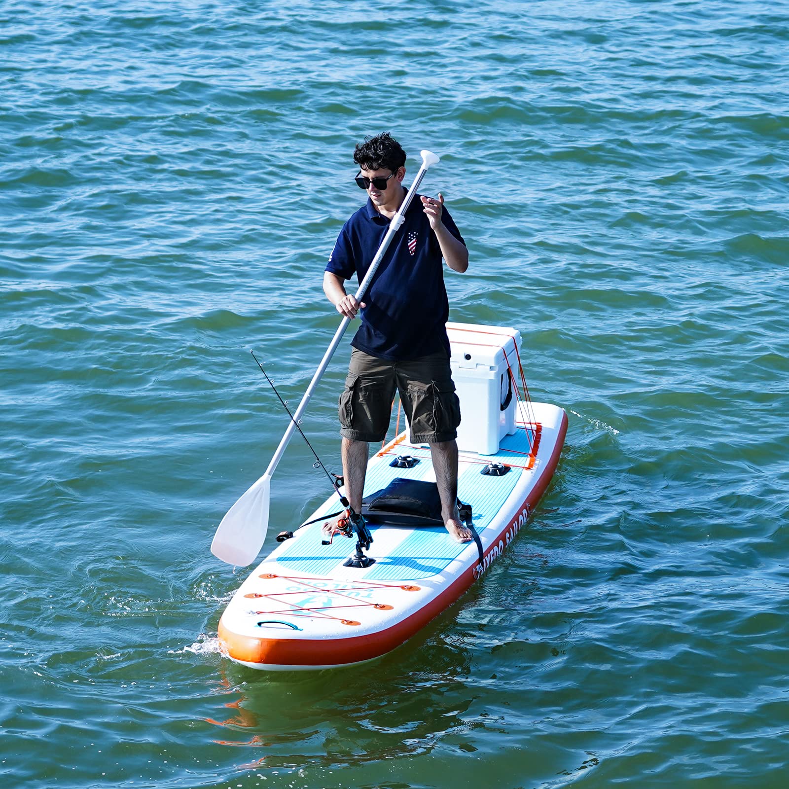 Premium Inflatable Stand Up Paddle Board with Paddle, Leash & Pump - Lightweight SUP for Adults & Kids - Perfect for Lakes, Rivers & Ocean Surfing