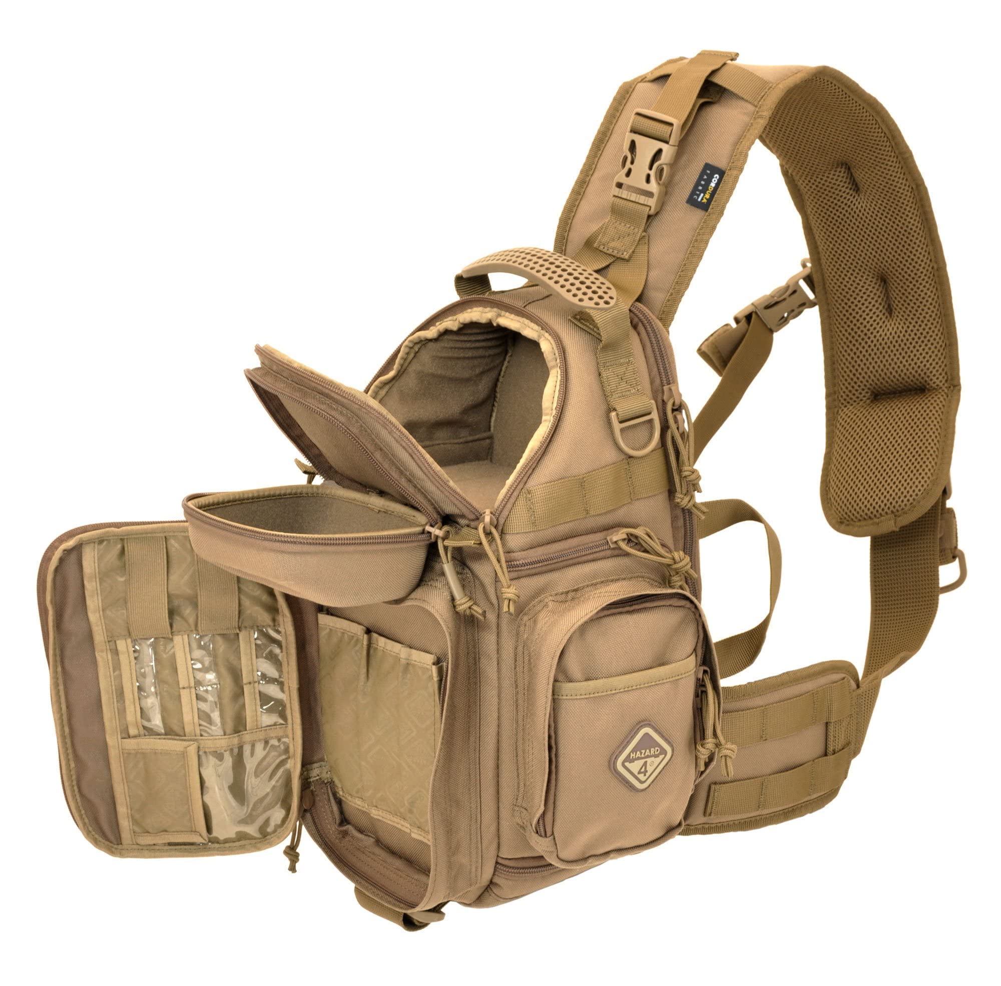 Hazard 4 Freelance Tactical Sling Bag - Water Resistant Crossbody Camera & Drone Carrier with MOLLE Attachment (6L) - Perfect for Outdoor Photography, Travel & Adventure Activities