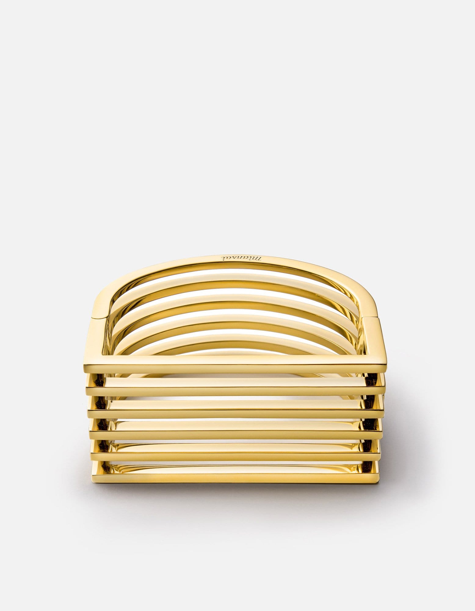 Stylish Gold Triad Cuff Bracelet - Elegant Jewelry for Women, Perfect for Parties, Weddings & Everyday Wear