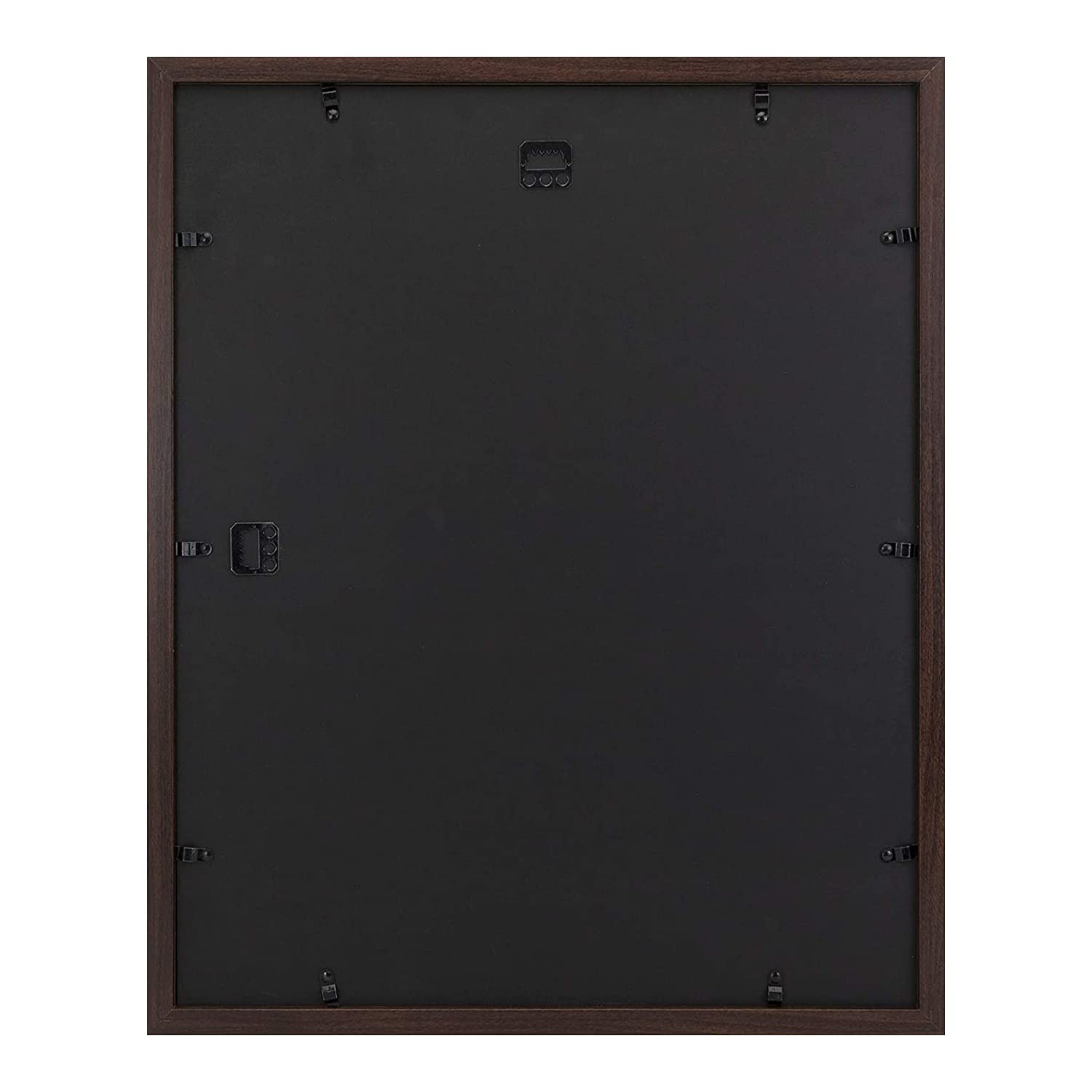 AUEAR 16x20 Picture Frames Set of 6 - 11x14 Matted or 16x20 Without Mat, Glass Front Photo Frames for Wall Gallery Display, Horizontal & Vertical Hanging (6 Pack, Mahogany Finish) - Perfect for Living Room Decor, Bedroom Photos, Office Art Display & Family Portrait Frames