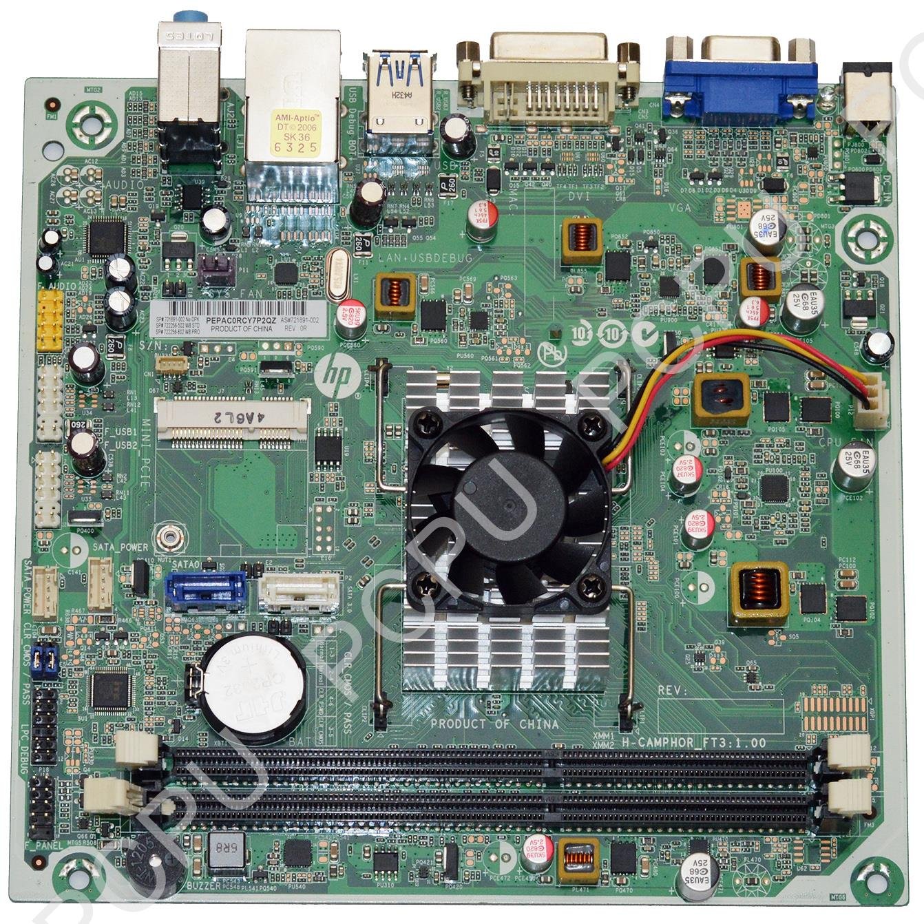 HP 110-216 Camphor Desktop Motherboard with AMD A6-5200 2.0GHz CPU (721891-002) - Perfect for Office Workstations & Home PC Upgrades