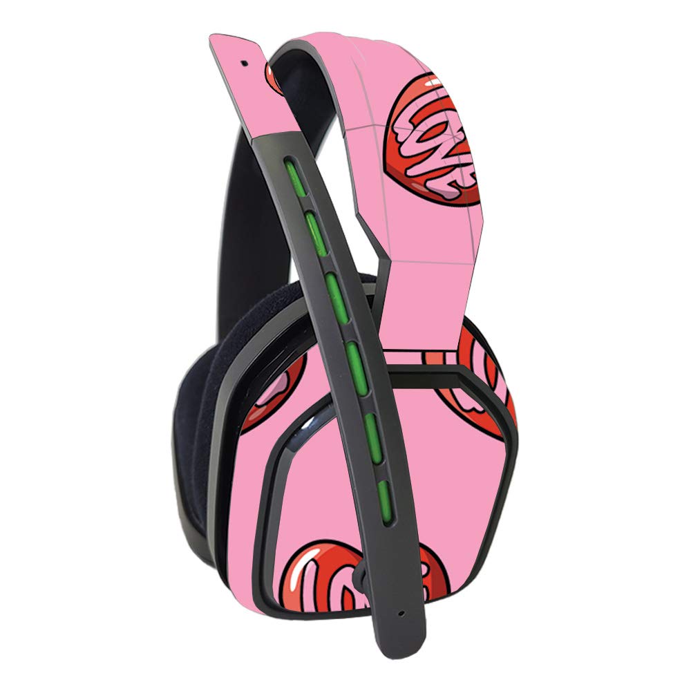 MightySkins Vinyl Decal Wrap Cover for Astro A10 Headset - Retro Love Design | Protective & Durable Skin | Easy to Apply & Remove | Made in USA | Perfect for Gaming, Streaming & Customizing Your Headset