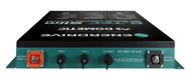 Enerdrive B-TEC 200Ah 12V LiFePO4 Slim Metal Case Deep Cycle Battery - Perfect for RVs, Boats, Solar Systems & Off-Grid Power Storage