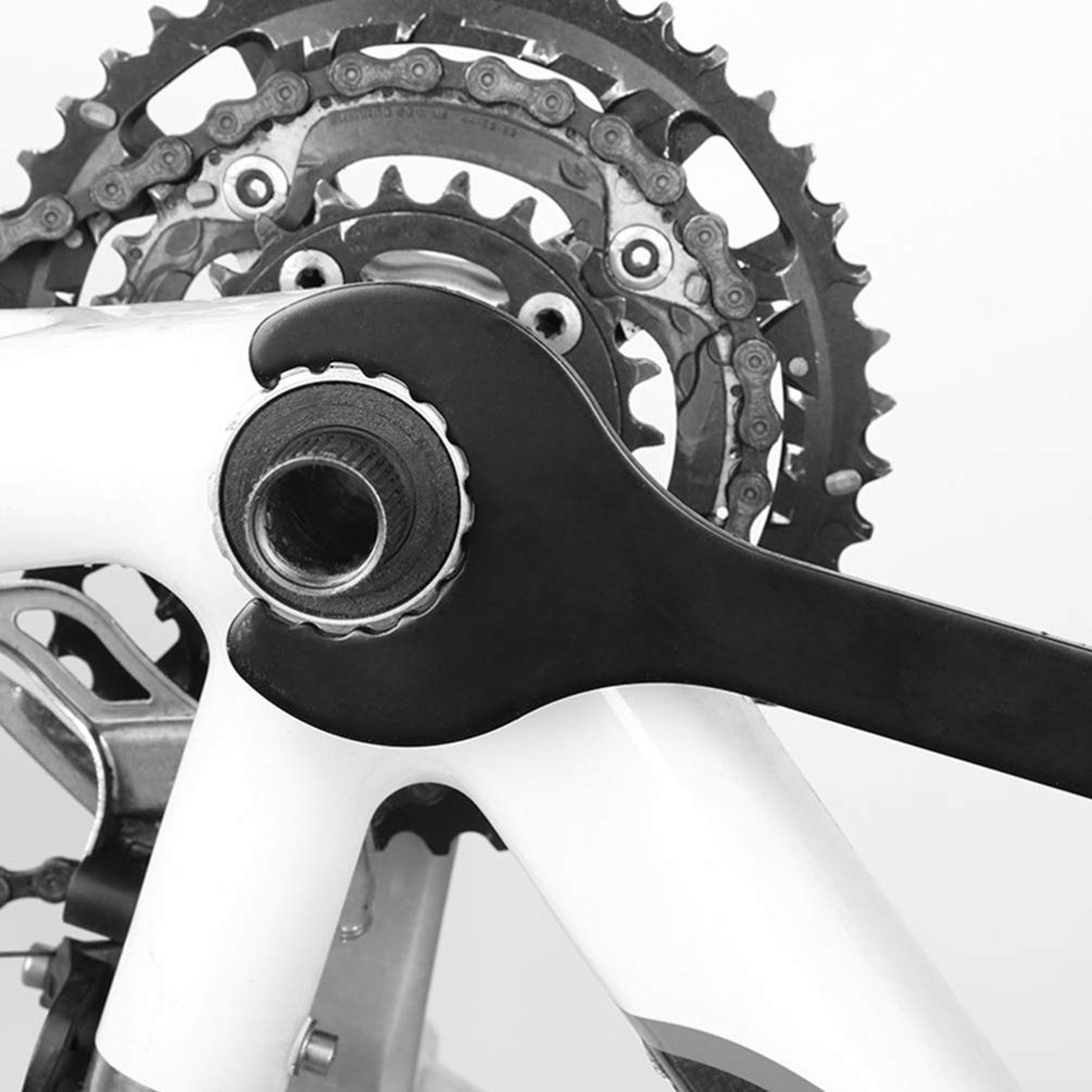 FAVOMOTO Bike Crankset Removal Tool - Integrated Center Shaft Wrench for Bicycle Bottom Bracket, Center Axle BB Wrench | Perfect for Crankset Installation, Bike Repair & Maintenance | Essential Cycling Accessories for Home Mechanics & Bike Shops