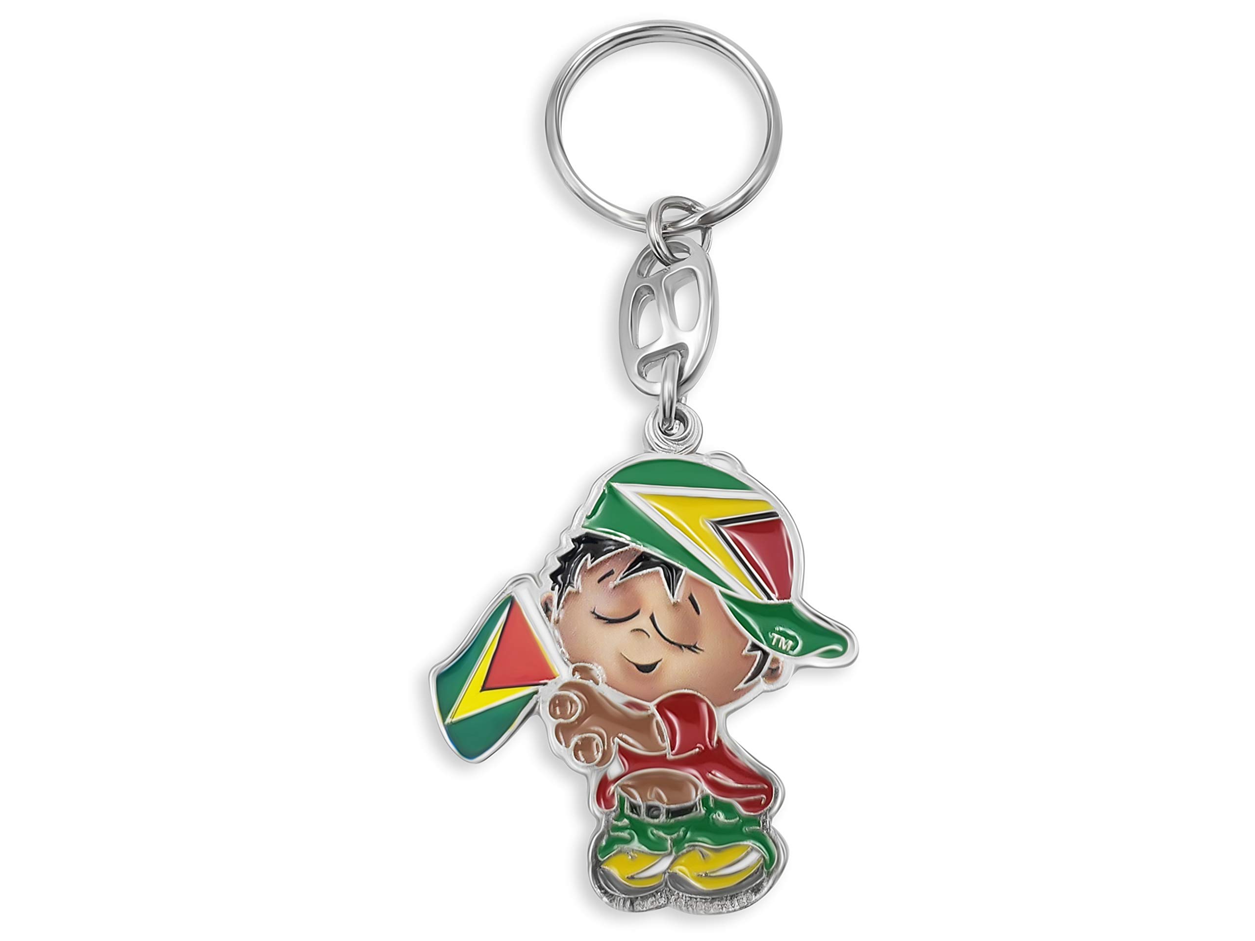 Flags and Souvenirs Baby Keychains - Cute Travel Keepsakes for Kids, Perfect for Strollers, Backpacks, and Gift Giving