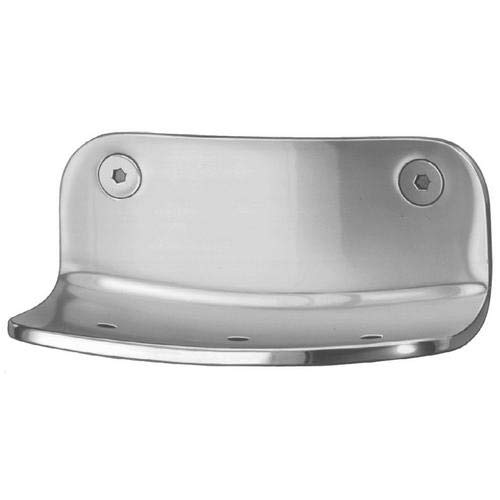 Bradley 900-000000 Stainless Steel Soap Dish - Surface Mount (5-Pack) | Durable Bathroom & Kitchen Organizer for Showers, Sinks, and Countertops
