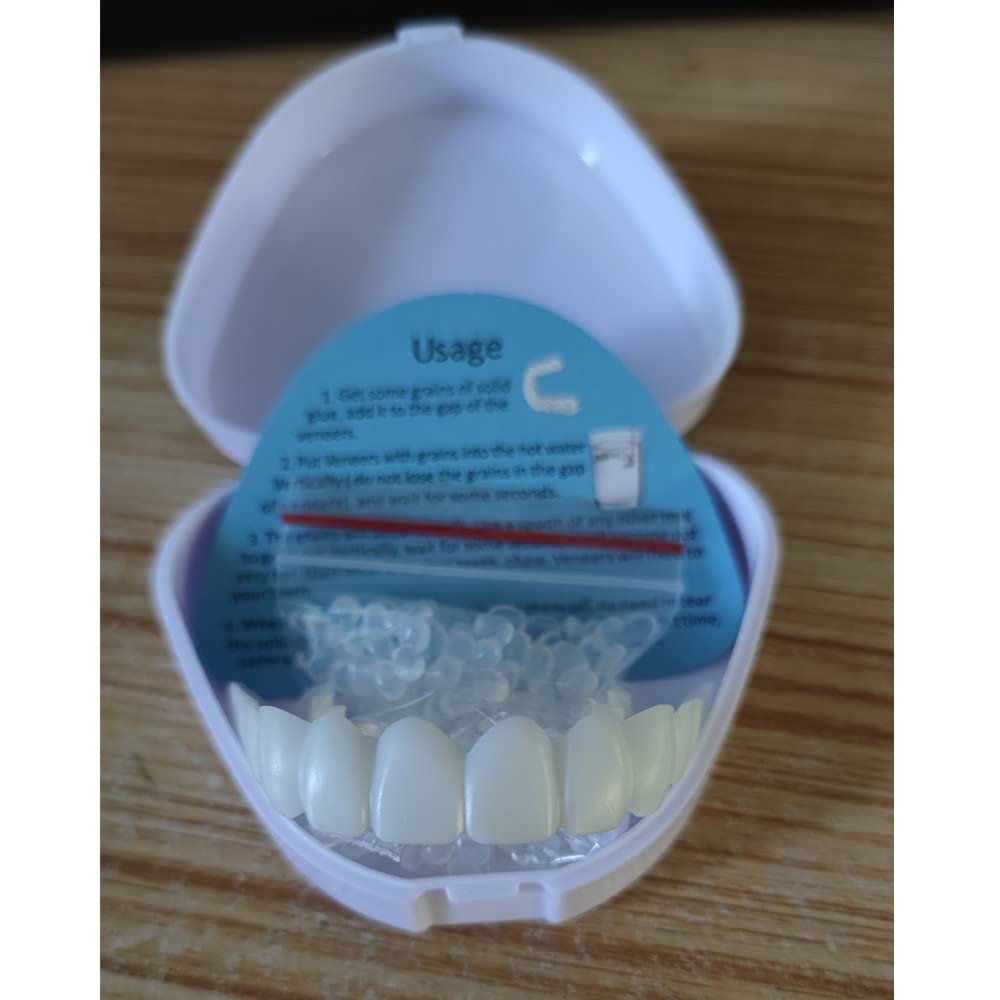 New Snap Smile Dental Upper False Teeth Cover - Perfect Smile Veneers for Comfort Fit & Flexible Denture Braces | Instant Teeth Whitening Solution for Gaps, Stains & Missing Teeth | Ideal for Daily Wear, Special Occasions & Confidence Boosting