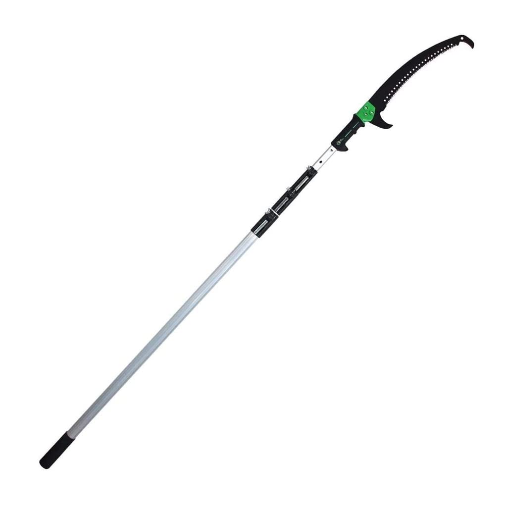 18 ft Telescopic Pole Saw with Curved Blade - 5.5m Extendable Tree Pruner for Trimming High Branches, Cutting Leaves & Fruit Tree Maintenance - Perfect for Landscaping, Gardening & Outdoor Yard Work