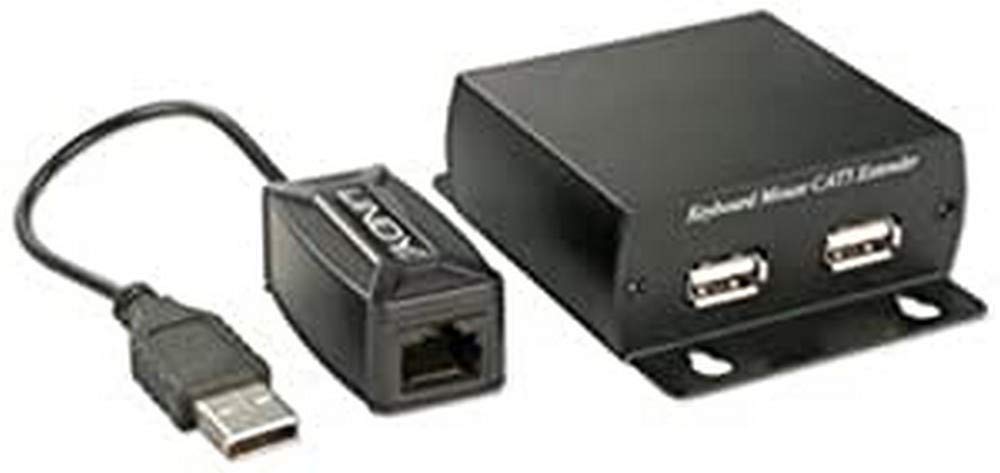LINDY USB Keyboard and Mouse Extender - 300m (32686) | High-Speed USB 2.0 Extension for PC, Laptop & Workstation | Ideal for Office, Gaming & Remote Work Setups