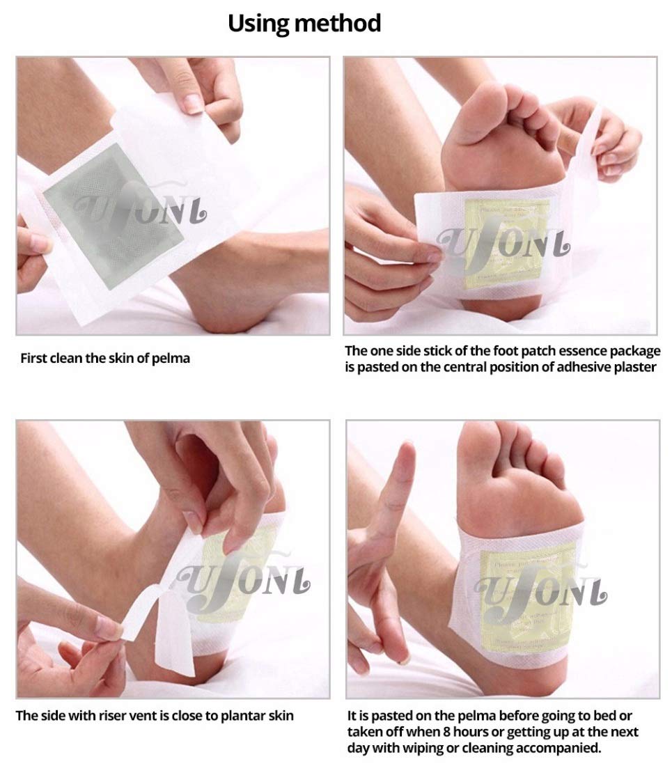 KIYOME KINOKI Detox Foot Pads - Natural Cleansing Toxin Remover, Adhesive Foot Patches Kit for Deep Body Detoxification - Perfect for Night Use, Travel & Post-Workout Recovery