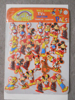 Vintage Disney Rare Character Magnets Set - 1970s Collectible Metal Board with Mickey Mouse & Friends - Perfect for Disney Fans, Home Decor, and Office Display