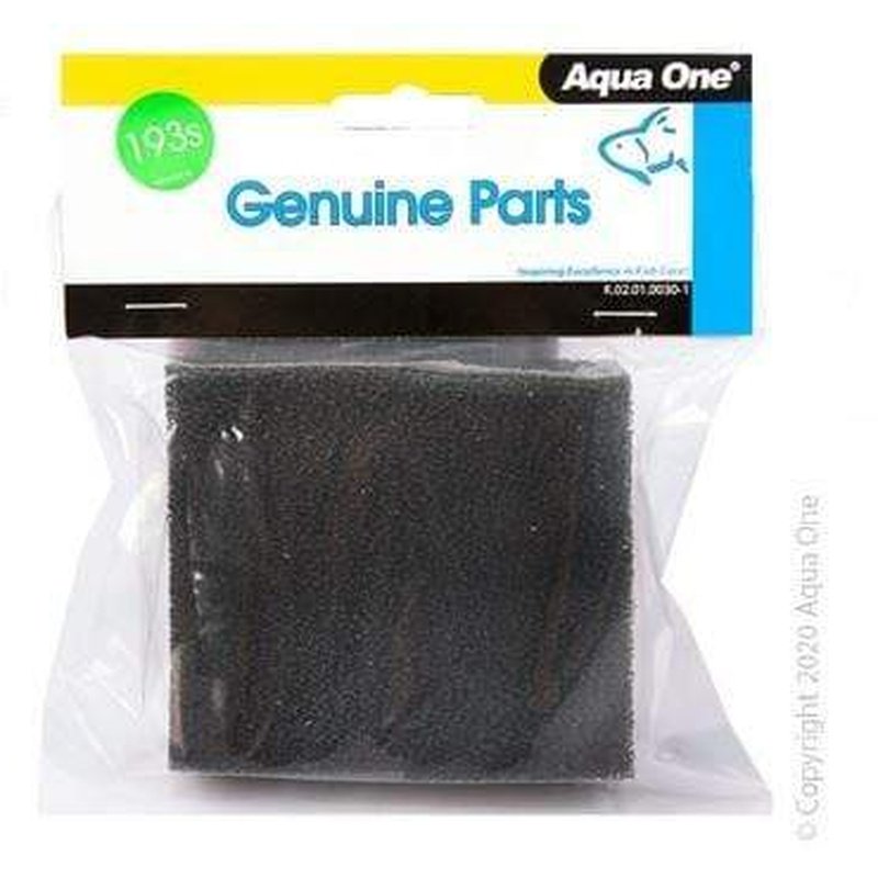 Aqua One Sponge 2-Pack for Aquarium Filters - IFXE 100 Model 25193S - High-Quality Replacement Sponge for Fish Tank Cleaning & Maintenance - Perfect for Freshwater & Saltwater Aquariums