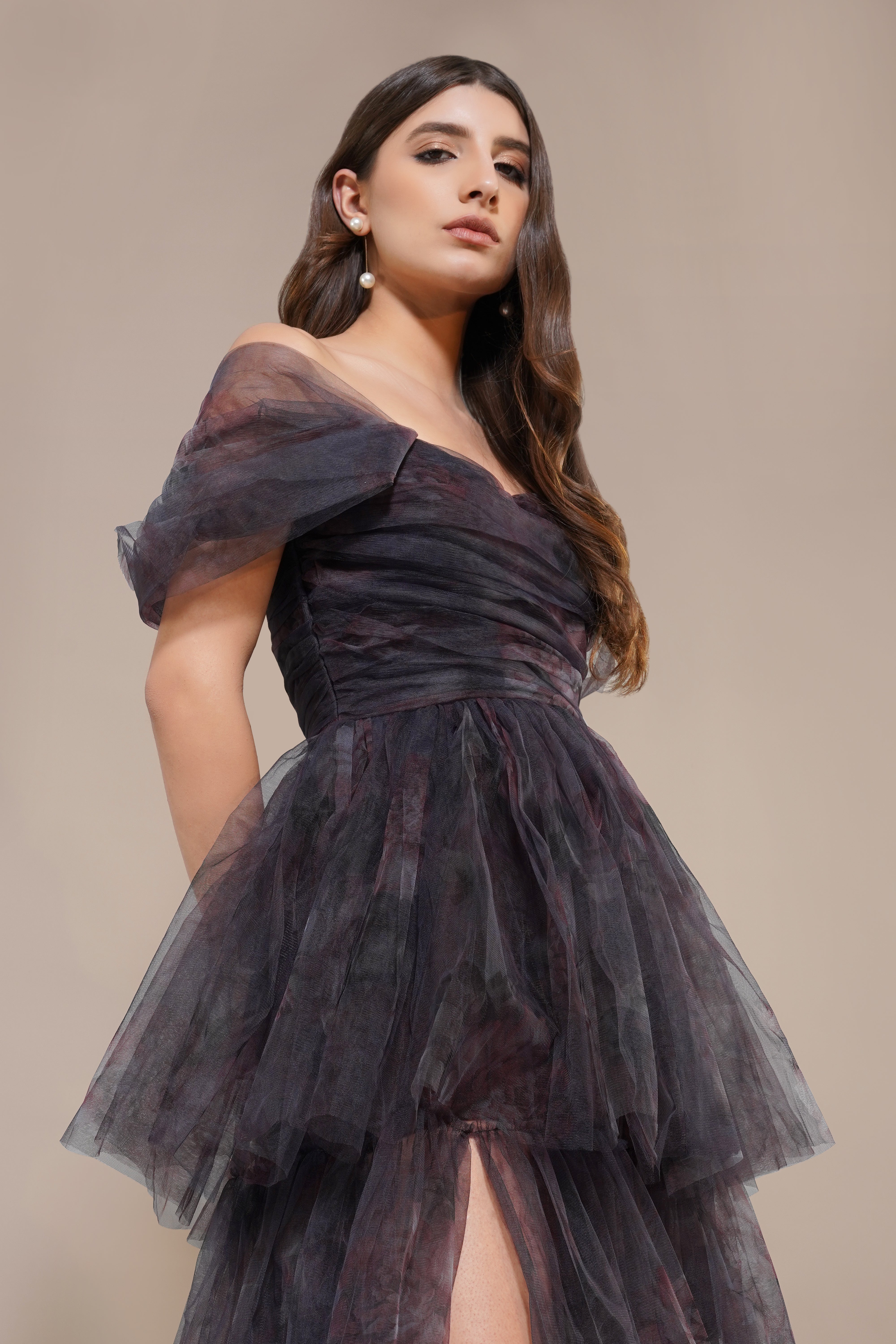 Sydney Maxi Dress in Plum Floral - Elegant Long Flowy Summer Dress for Women | Perfect for Beach Vacations, Weddings & Date Nights