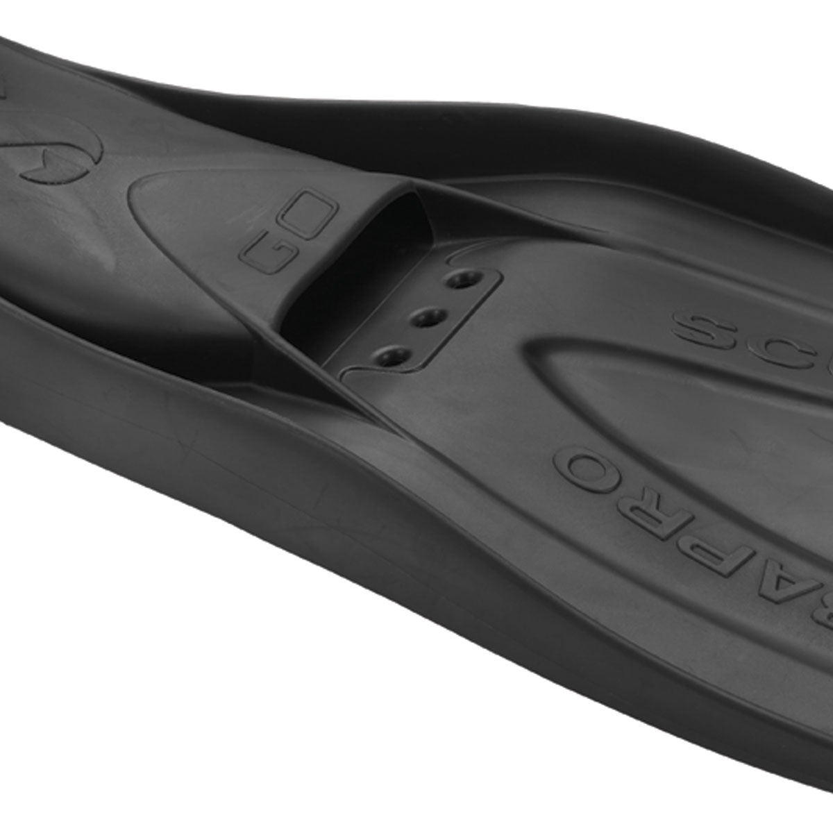 Scubapro GO Travel Black Fins - Lightweight & Compact for Travel - Perfect for Snorkeling, Diving & Water Sports