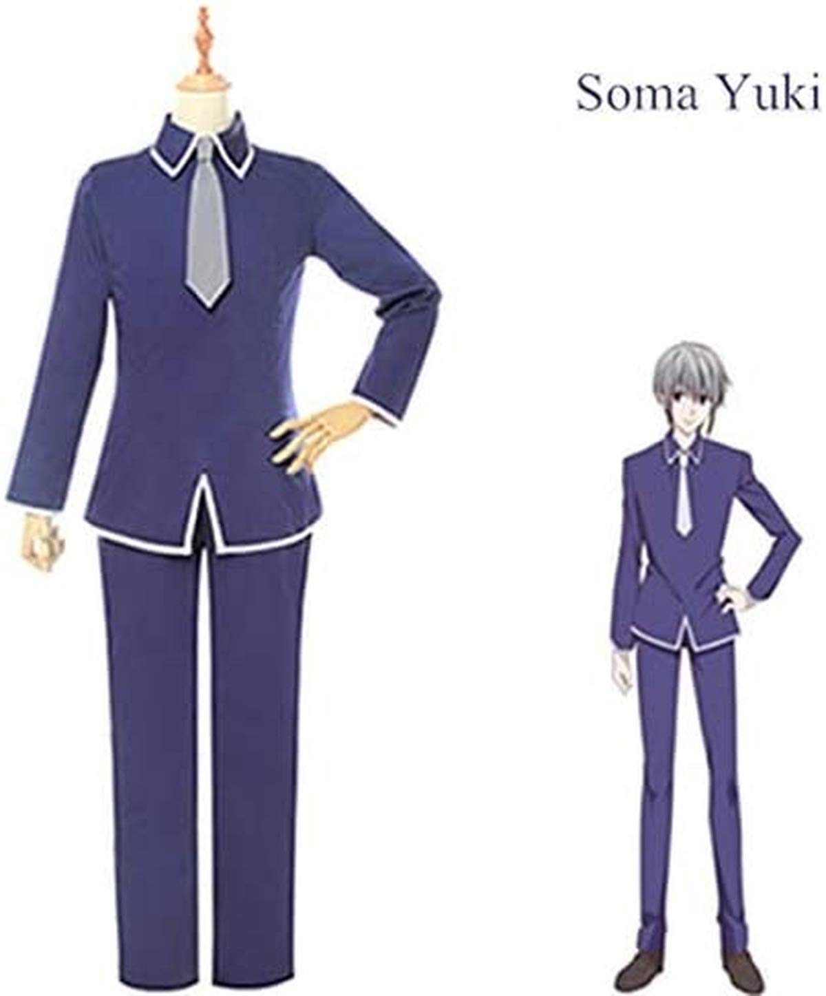 Anime Fruits Basket Soma Kyo & Yuki Cosplay Costume - High Quality School Uniform Set for Summer Conventions & Cosplay Events