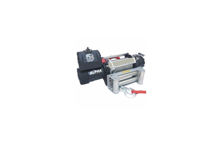 Bulldog Winch Alpha 15,000lb Truck Winch with Wire Rope - Heavy Duty Off-Road Recovery & Towing Equipment for Trucks, Jeeps & SUVs