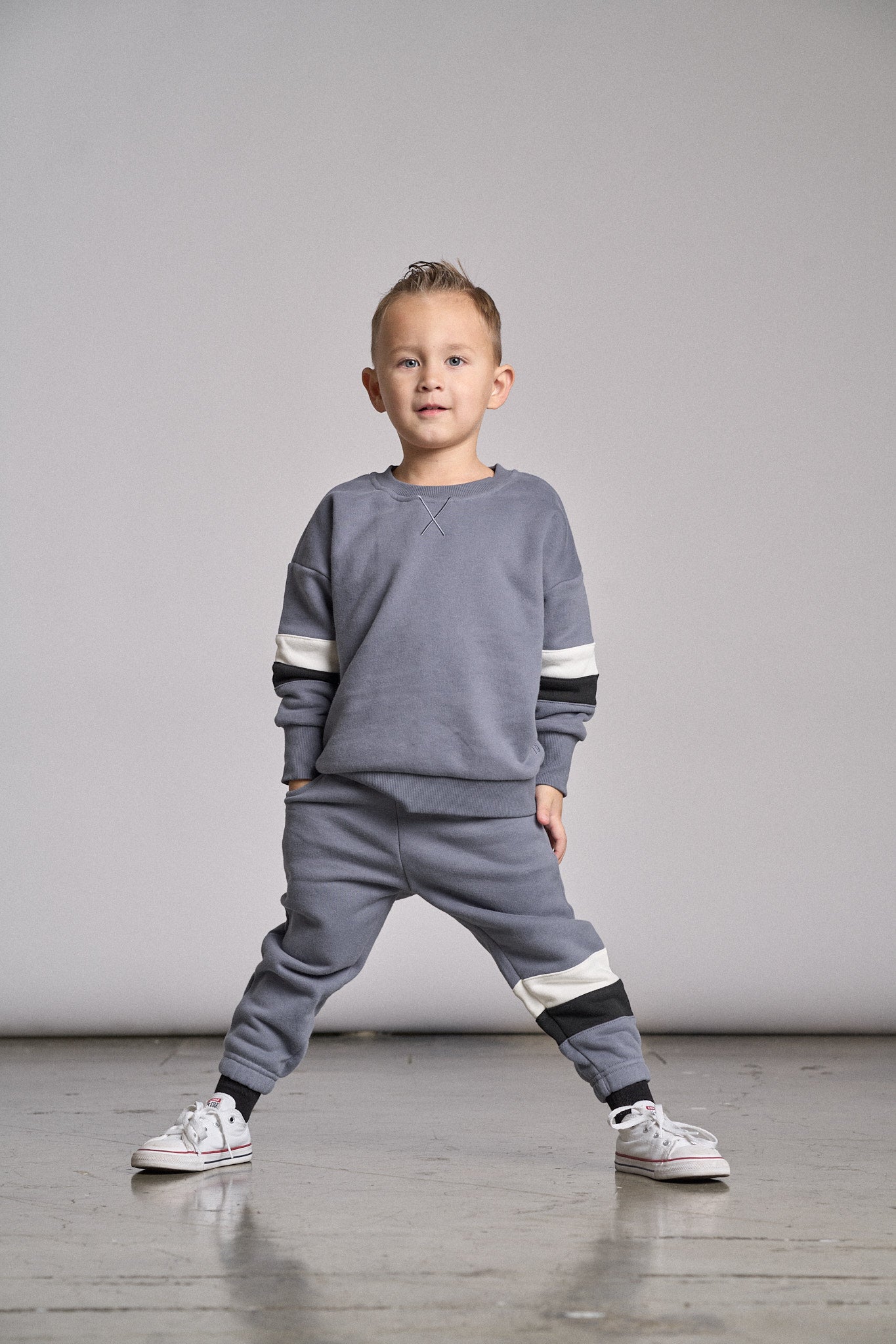 Premium High-Waist Striped Sweatpants for Women - Soft & Comfortable Blue Lounge Pants - Perfect for Yoga, Running & Casual Wear