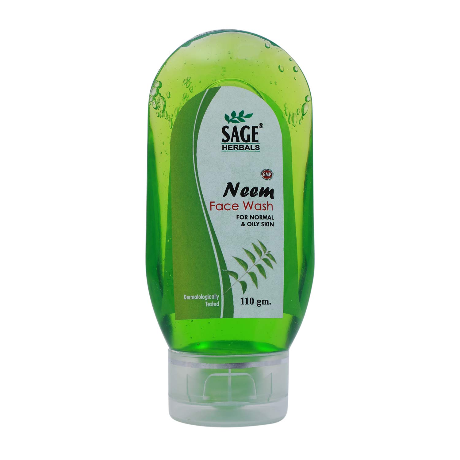 Sage Herbals Moisturizing Neem Face Wash for Acne & Oily Skin - 110gm | Natural Cleanser for Daily Skincare Routine & Glowing Complexion