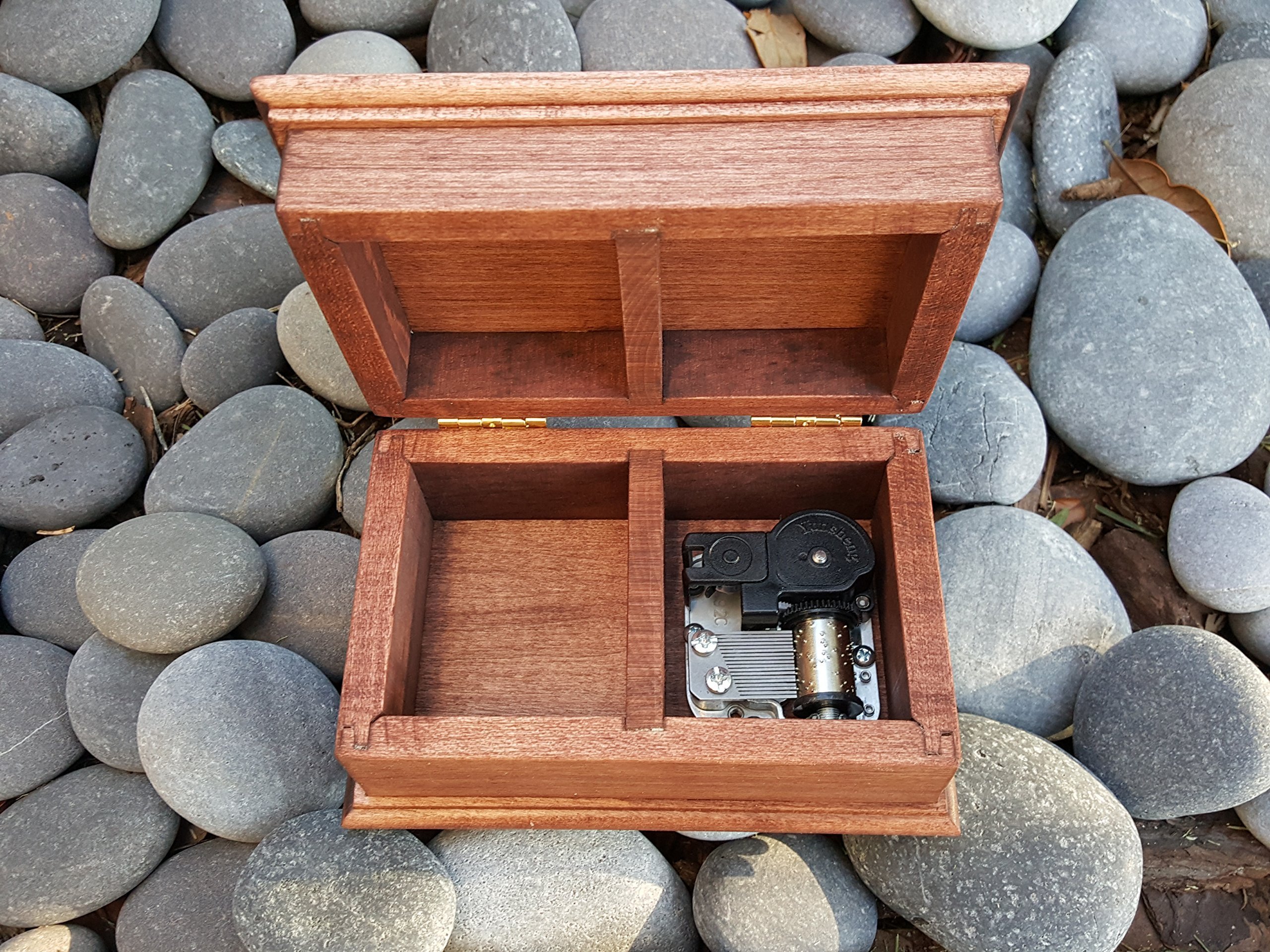 Personalized Engraved Music Keepsake Box - Custom Color & Song Choice - 