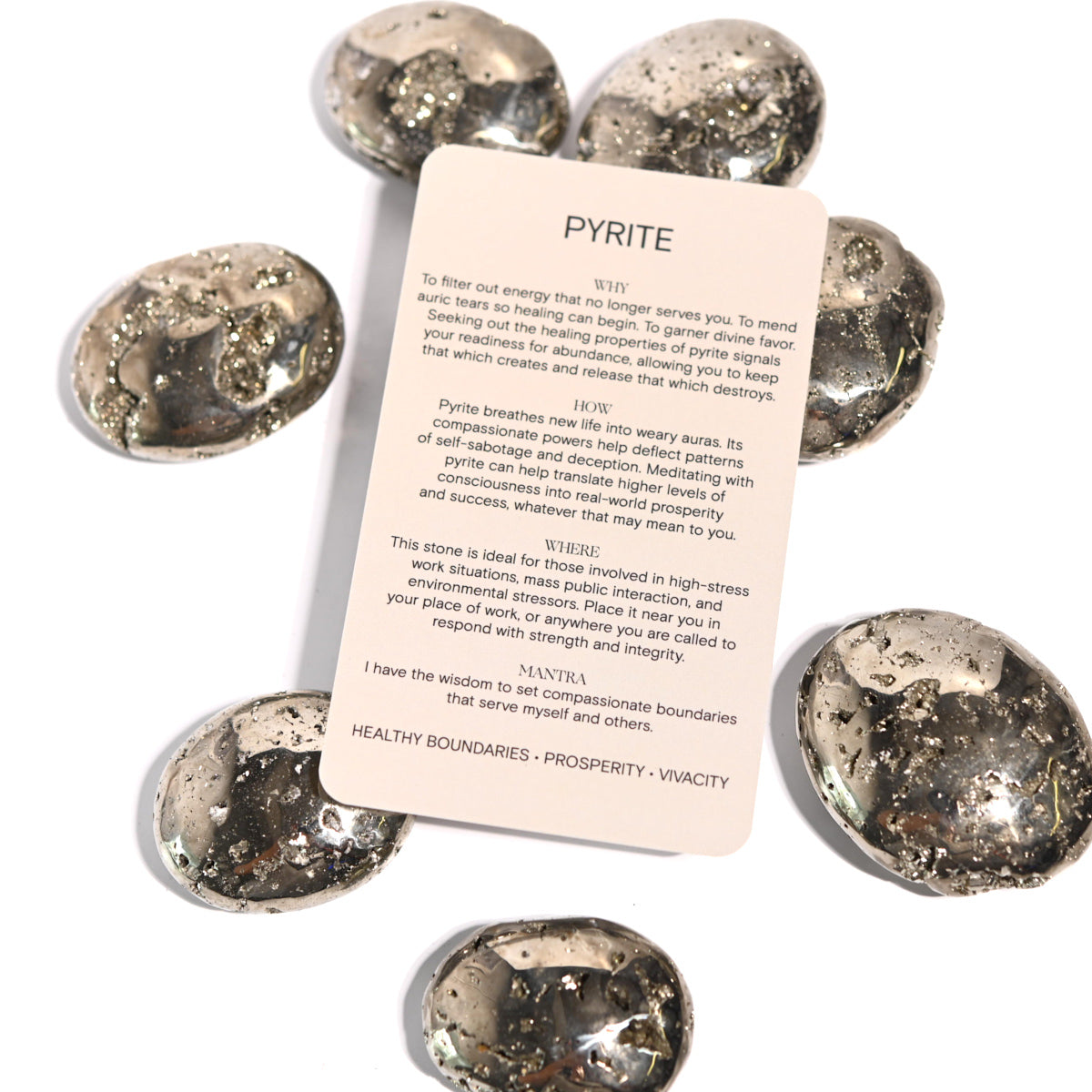 Natural Pyrite Palm Stone for Meditation & Healing - Stress Relief, Chakra Balancing & Positive Energy - Perfect for Reiki, Yoga & Spiritual Practices