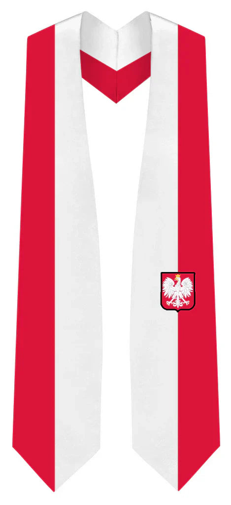 International Flag Graduation Stole - Multicolor Sash for Graduation Ceremony - Perfect for High School & College Commencement