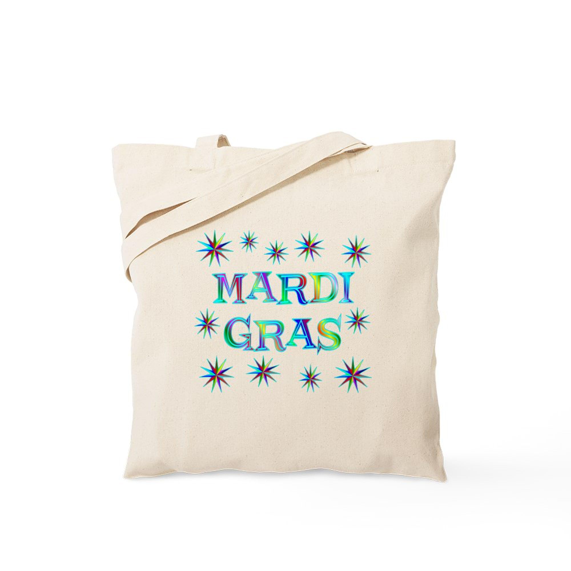 CafePress Mardi Gras Tote Bag - Natural Canvas Reusable Shopping Bag for Groceries, Beach & Festivals