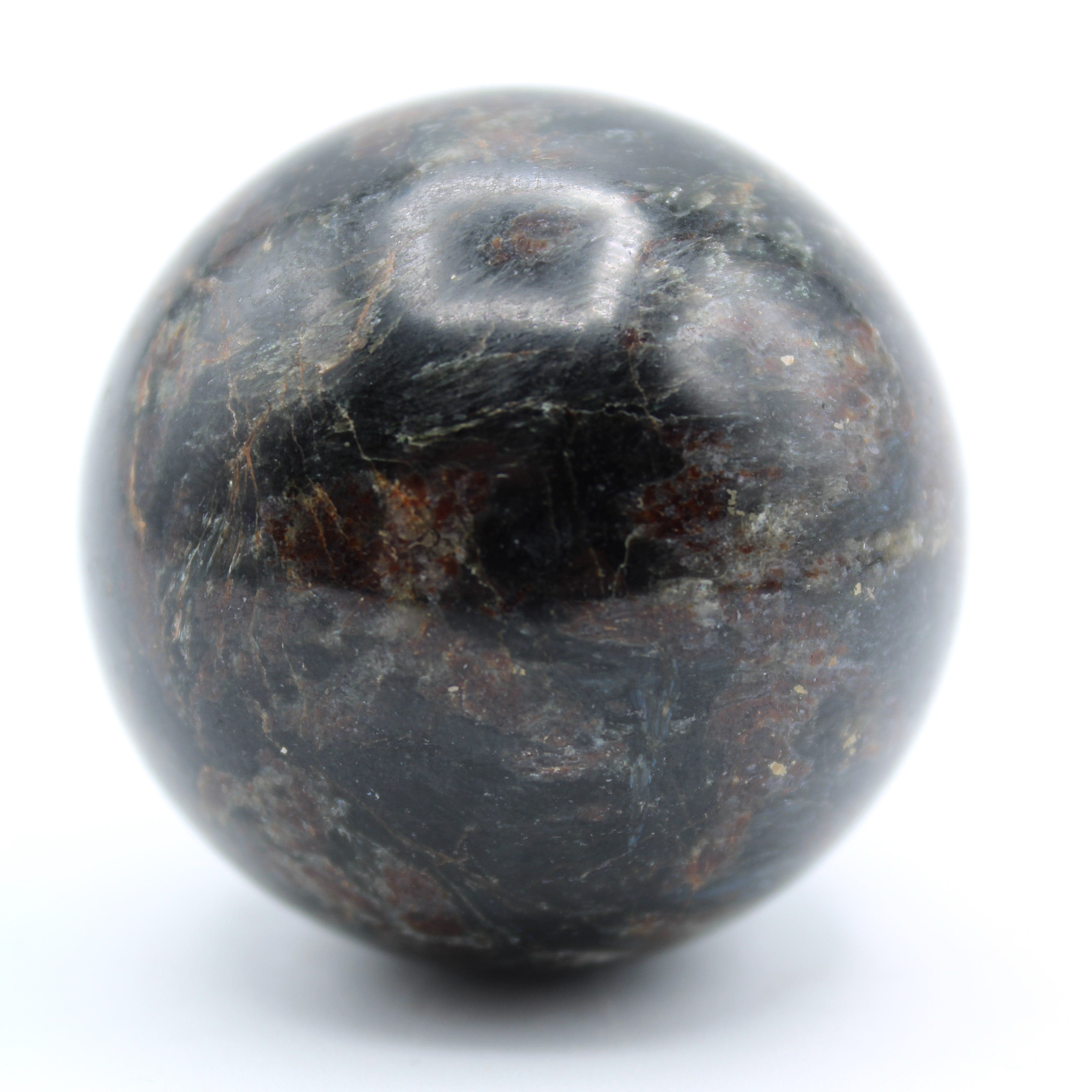 Natural Astrophyllite Sphere - Healing Crystal for Meditation, Energy Work & Spiritual Growth - Perfect for Home Decor, Yoga & Reiki
