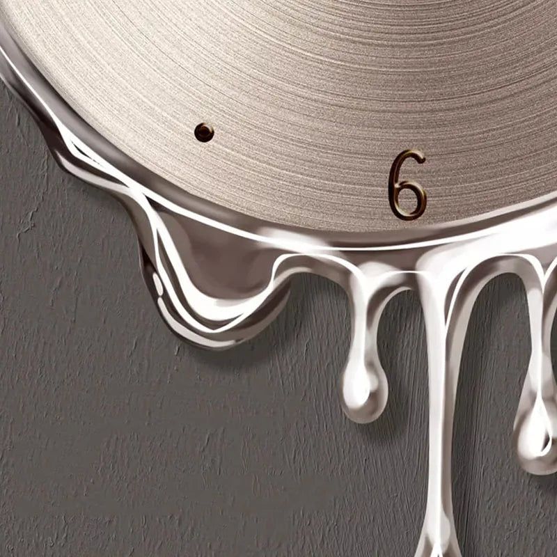 Large Melted Wall Clock - Unique Dali-Inspired Home Decor for Living Room, Bedroom & Office | Modern Artistic Wall Art Gift
