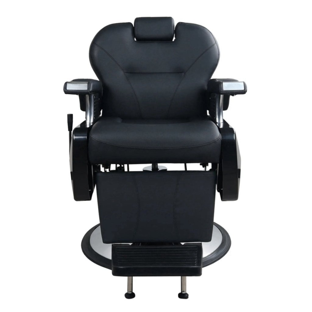Premium Modern Extra Wide Hydraulic Reclining Barber Chair BC 601 - Professional Salon Styling & Haircut Chair for Comfortable Grooming Services