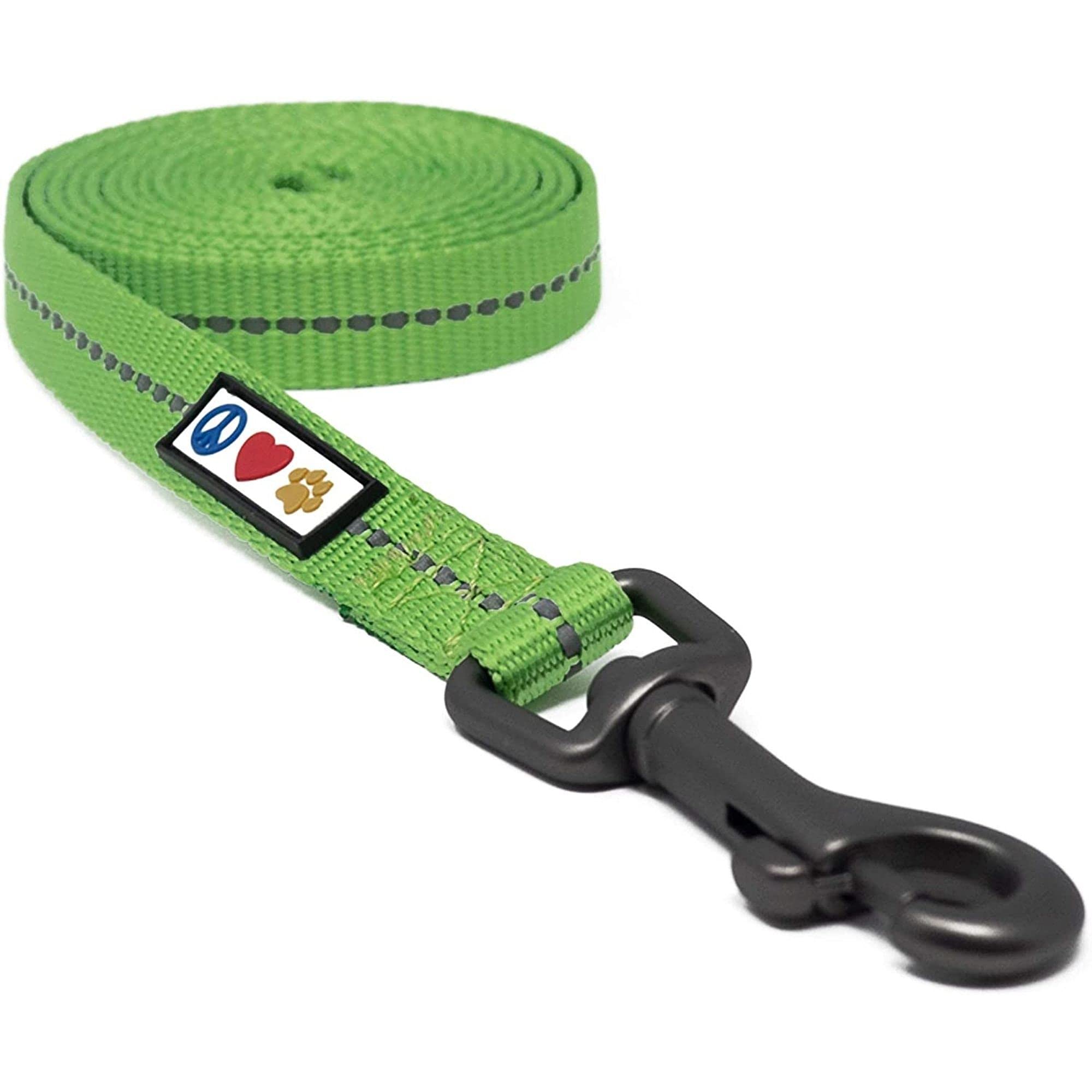 Pawtitas 6 FT Reflective Dog Leash - Strong Training Leash for Small Dogs & Puppies, Also Works as Cat Leash - High Visibility for Night Walks & Outdoor Adventures