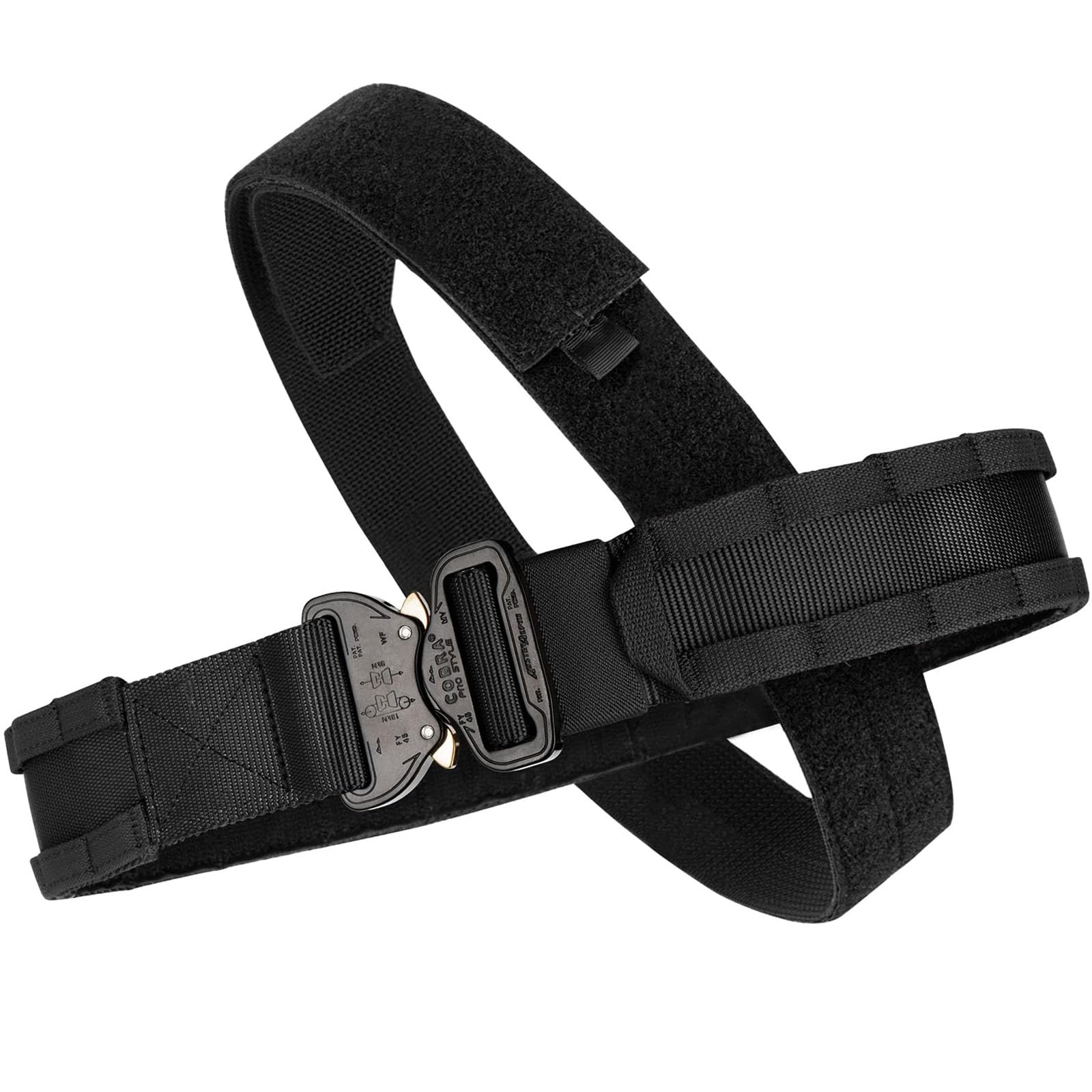 PETAC GEAR Tactical Battle Belt with Cobra Buckle | Heavy Duty Rigger Gun Belt | 1.75