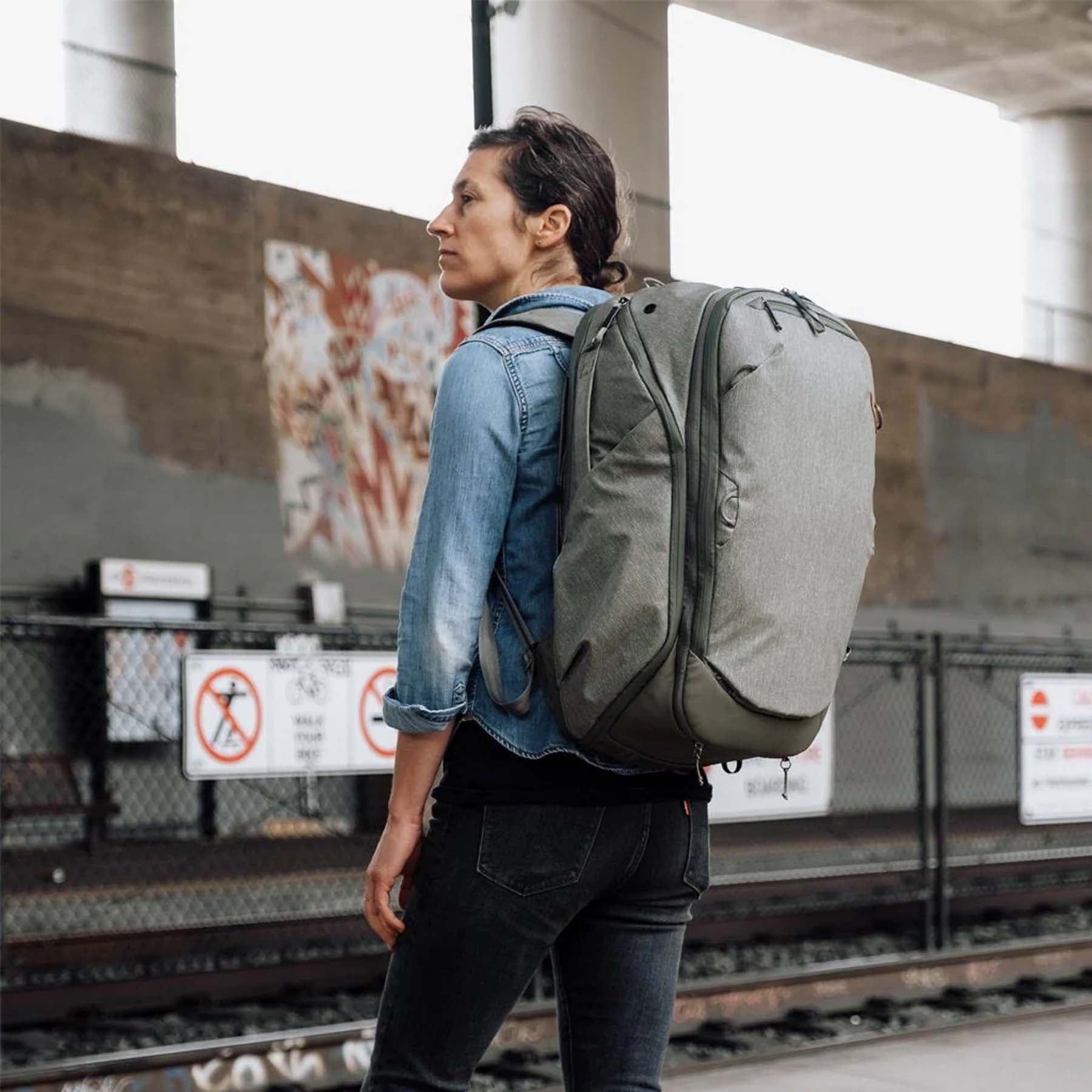 Peak Design 45L Travel Backpack - Durable Carry-On Backpack for Photography Gear & Adventure Travel | Perfect for Hiking, Camping & Airplane Carry-On Luggage