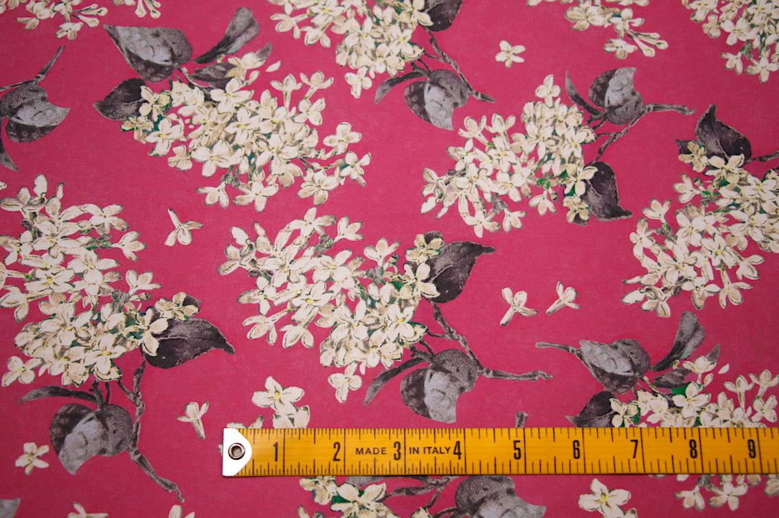 Liberty of London Archive Lilac Pink Floral Print Fabric - Perfect for Dresses, Scarves & Home Decor