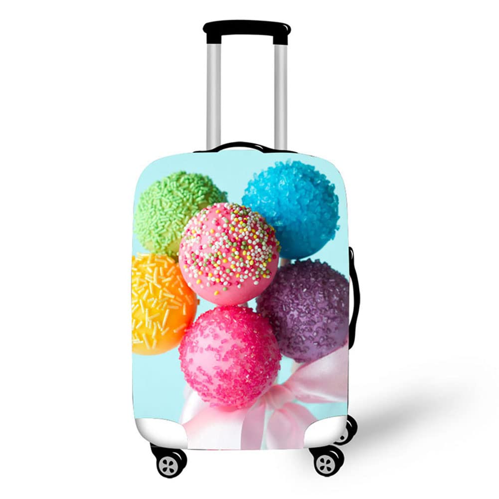 3D Beach Seastar Print Luggage Cover Protector for 18-30 Inch Suitcases - Waterproof Travel Bag Protector for Vacation, Cruise & Airplane Trips