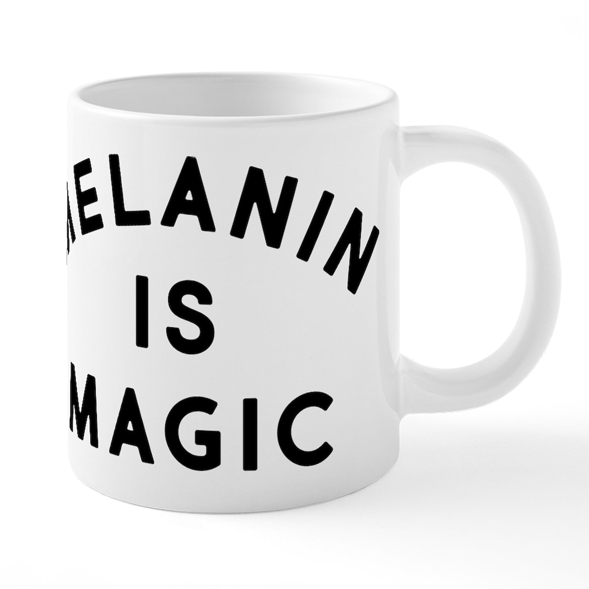 Melanin Is Magic 20 oz Ceramic Coffee Mega Mug - Large Insulated Tea & Coffee Cup for Home, Office, Gifts - Perfect for Morning Brews, Office Use & Unique African American Pride Gifts