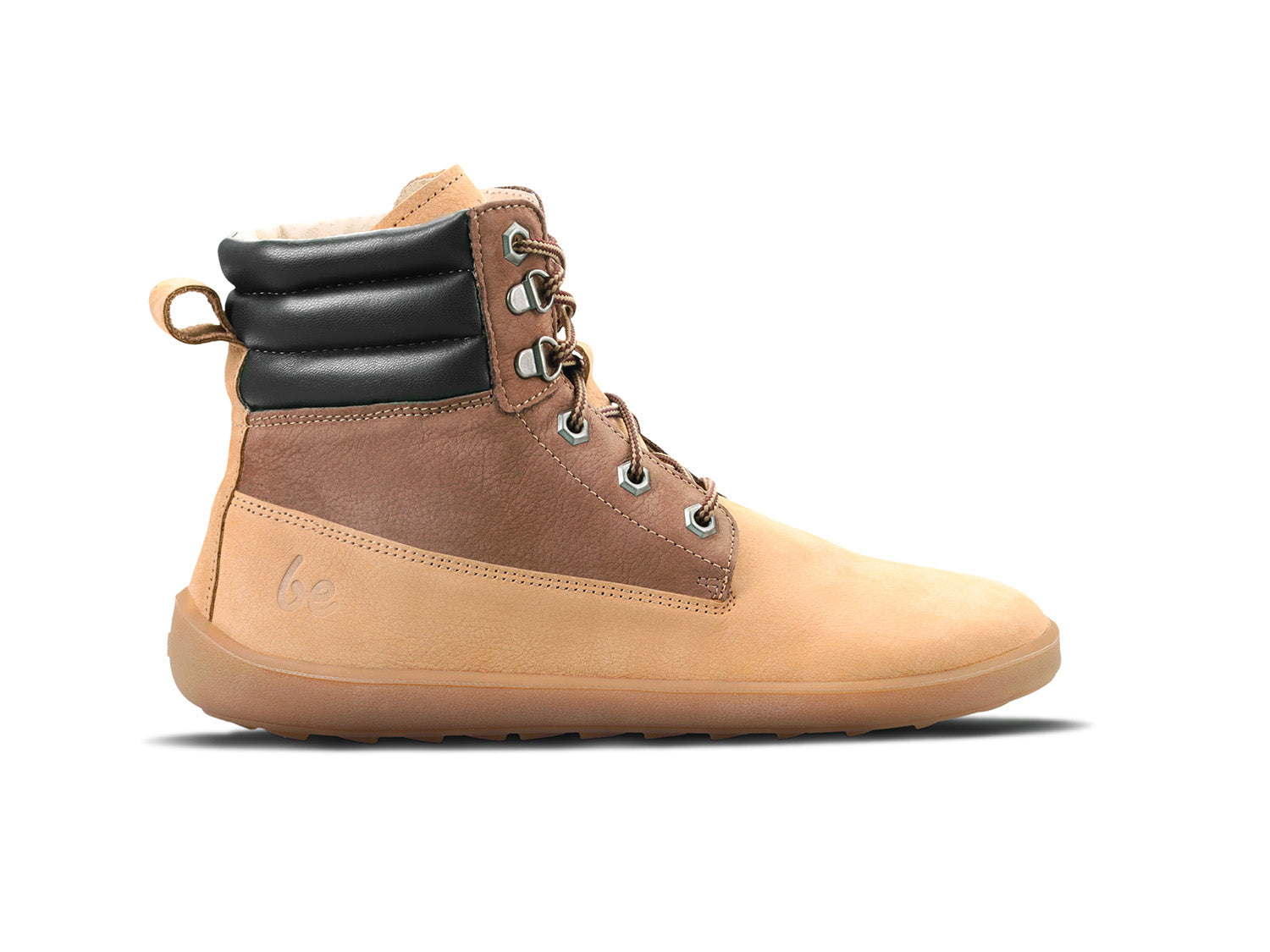 Barefoot Boots for Women & Men - Be Lenka Nevada Neo in Sand & Dark Brown | Minimalist Comfort for Hiking, Travel & Everyday Wear