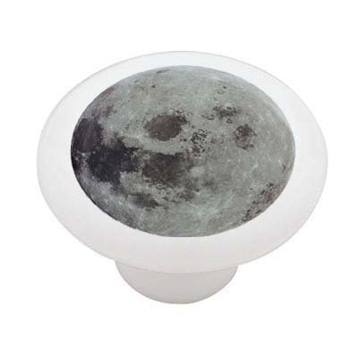 Vintage Moon Phase Ceramic Drawer Knobs - Handcrafted Cabinet Pulls for Dresser, Wardrobe & Furniture (Set of 4) - Perfect for Boho Bedroom, Nursery Decor & DIY Home Upgrade