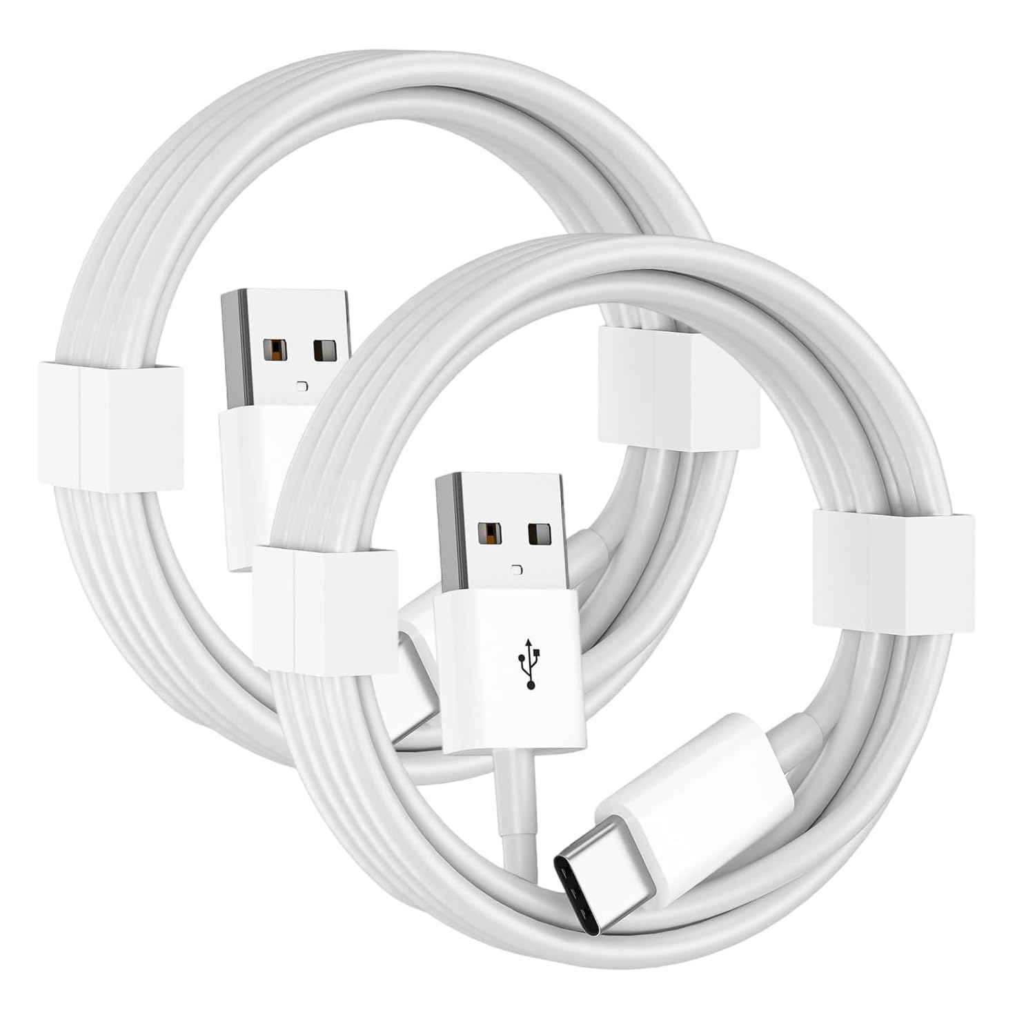 2 Pack USB A to USB C Charger Cable for AirPods Pro 2nd Gen & AirPods Max 2024 - 3.3FT Fast Charging Cord Compatible with iPhone 15/16 Series, CarPlay & Car Charger - Perfect for Travel, Office & Home Use