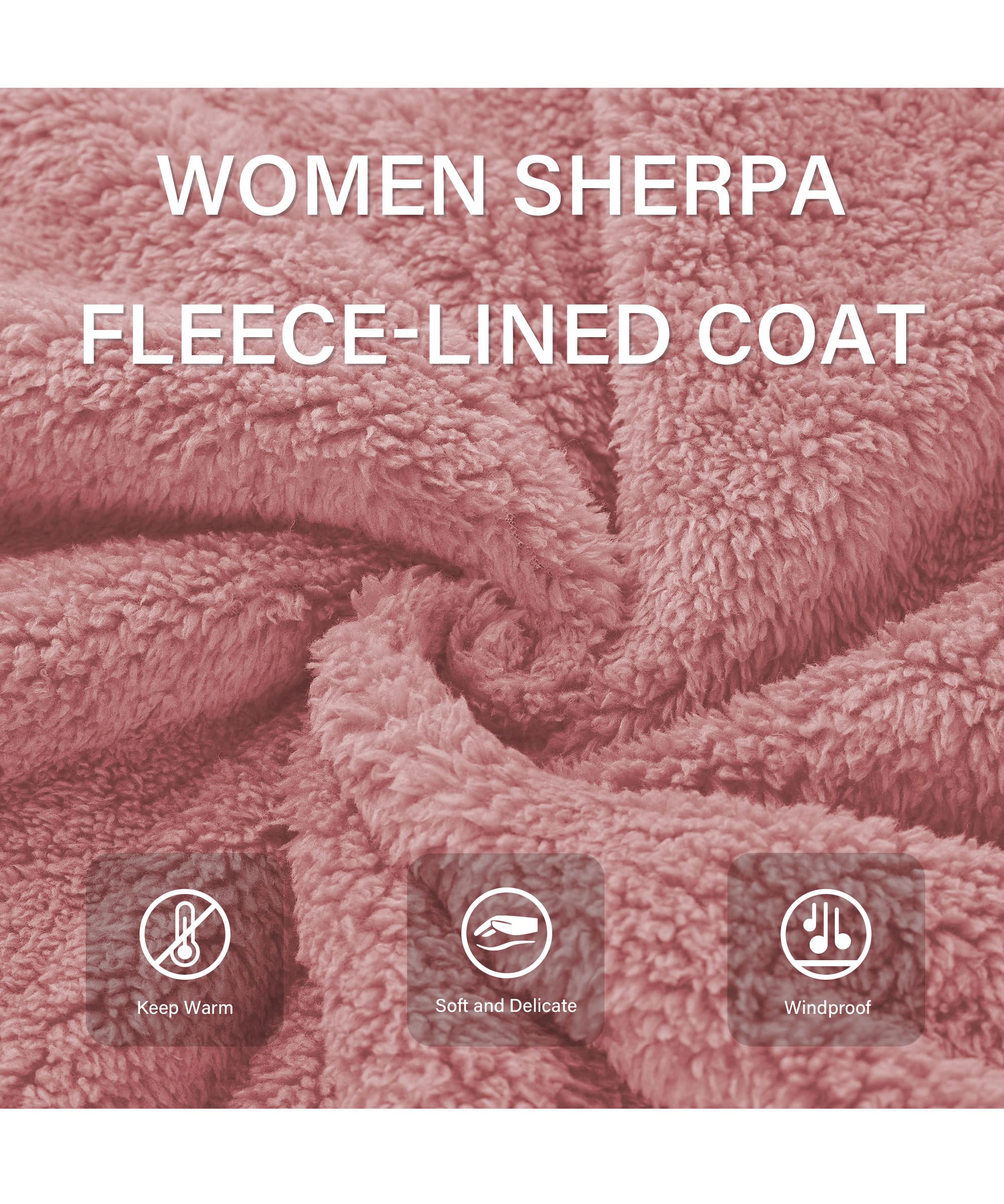 RISISSIDA Women's Faux Fur Fleece Lightweight Jacket - Spring Fall Transitional Fashion Coat for Women - Cute Thin Outerwear for Casual Wear, Date Night & Office Outfits