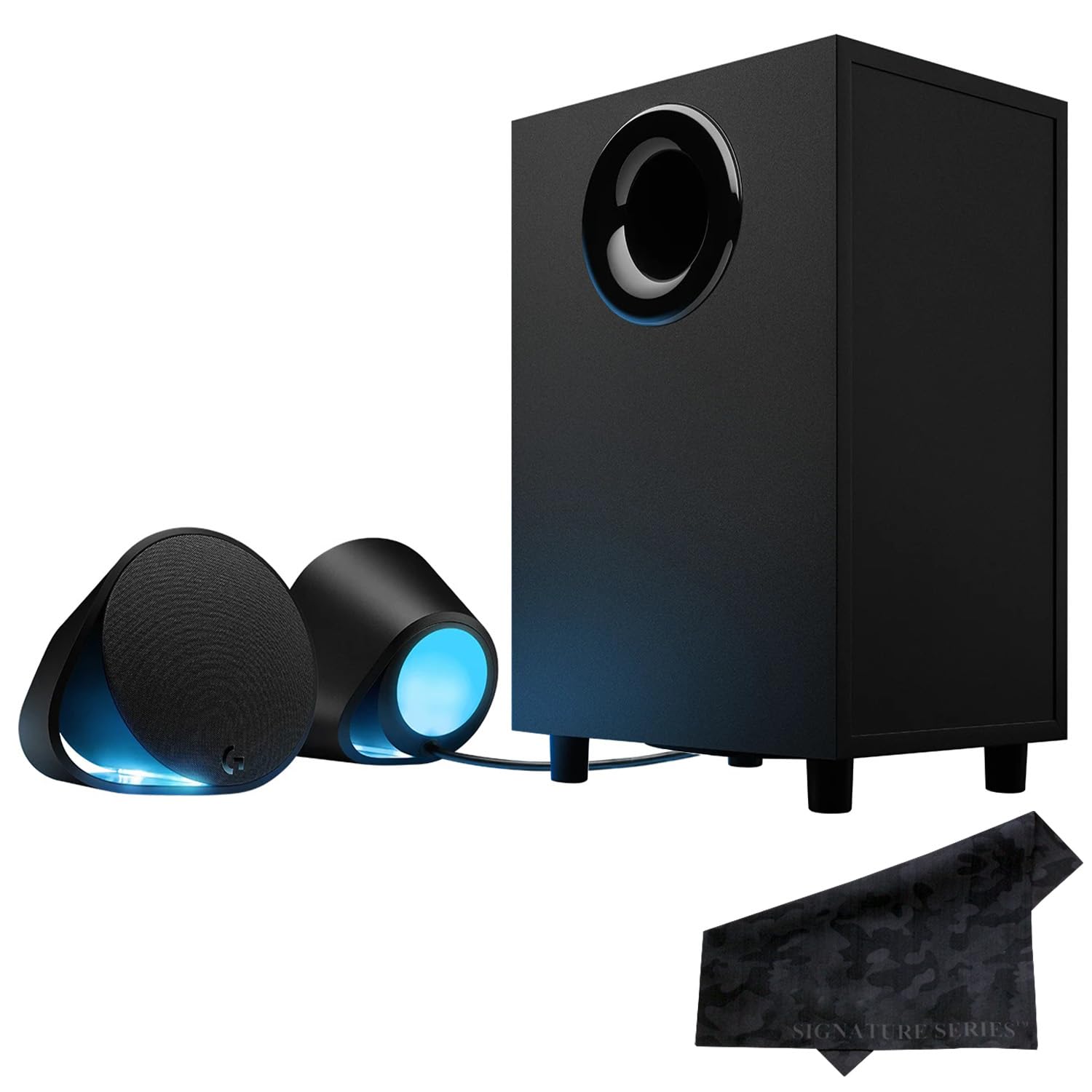 Logitech G560 2.1 PC Gaming Speaker System with DTS:X Ultra Surround Sound, RGB LIGHTSYNC Technology & Powerful Subwoofer - Perfect for Gaming, Movies and Music Streaming