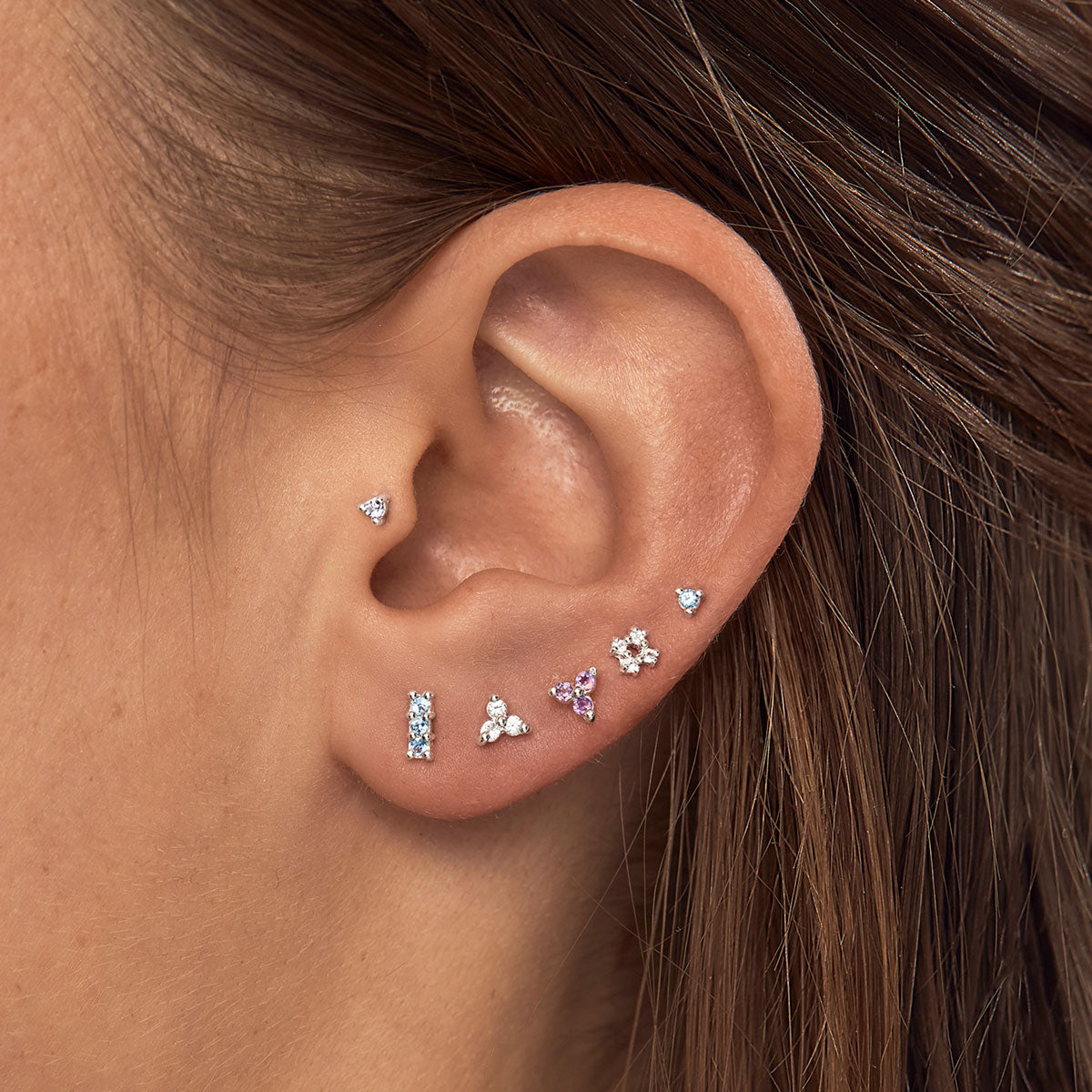 Elegant White Topaz Stud Earrings for Women - Perfect for Everyday Wear, Parties & Gifts | 925 Sterling Silver
