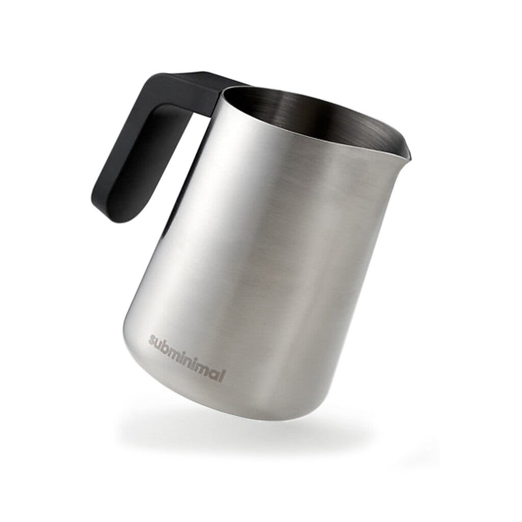Premium Stainless Steel FloTip Milk Jug for Latte Art, Coffee Pouring & Barista Use - Professional Espresso Frothing Pitcher for Home & Cafe