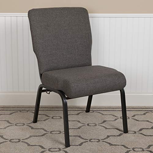 Charcoal Gray Fabric/Silver Vein Frame