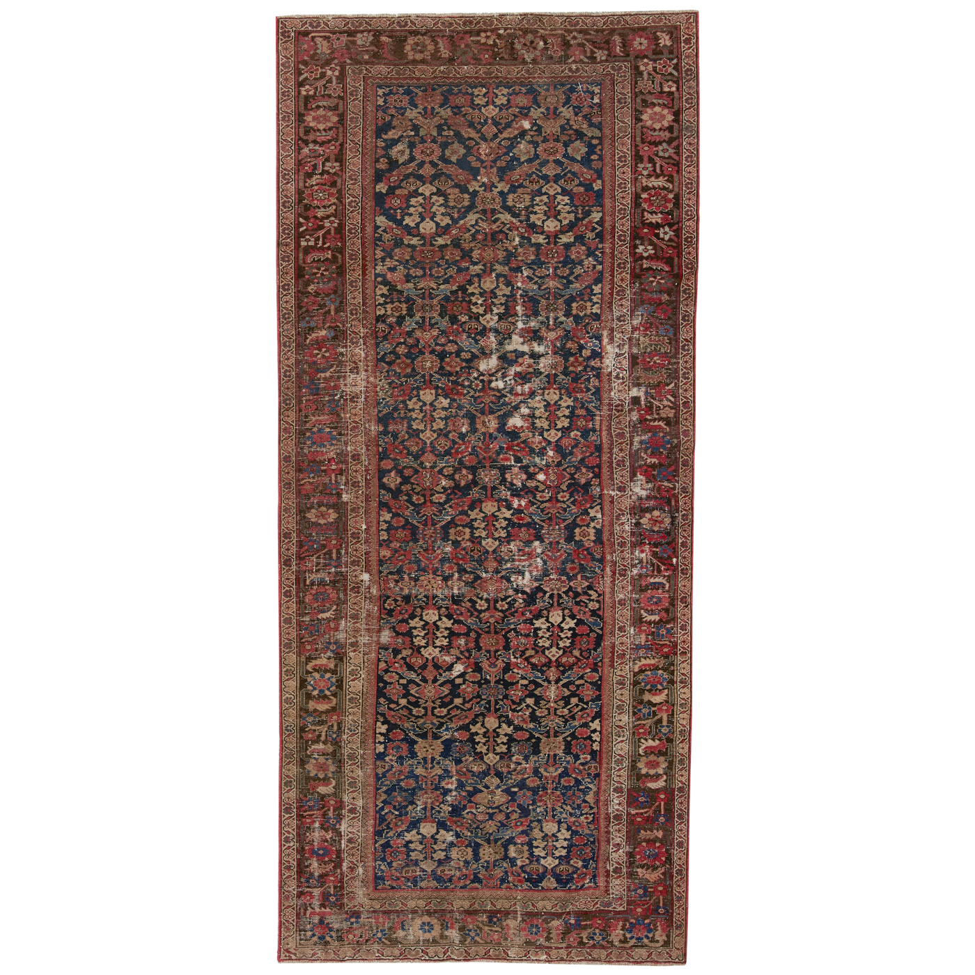 Malayer Circa 1900 Handmade Persian Rug - Vintage Oriental Carpet for Living Room, Bedroom & Home Decor