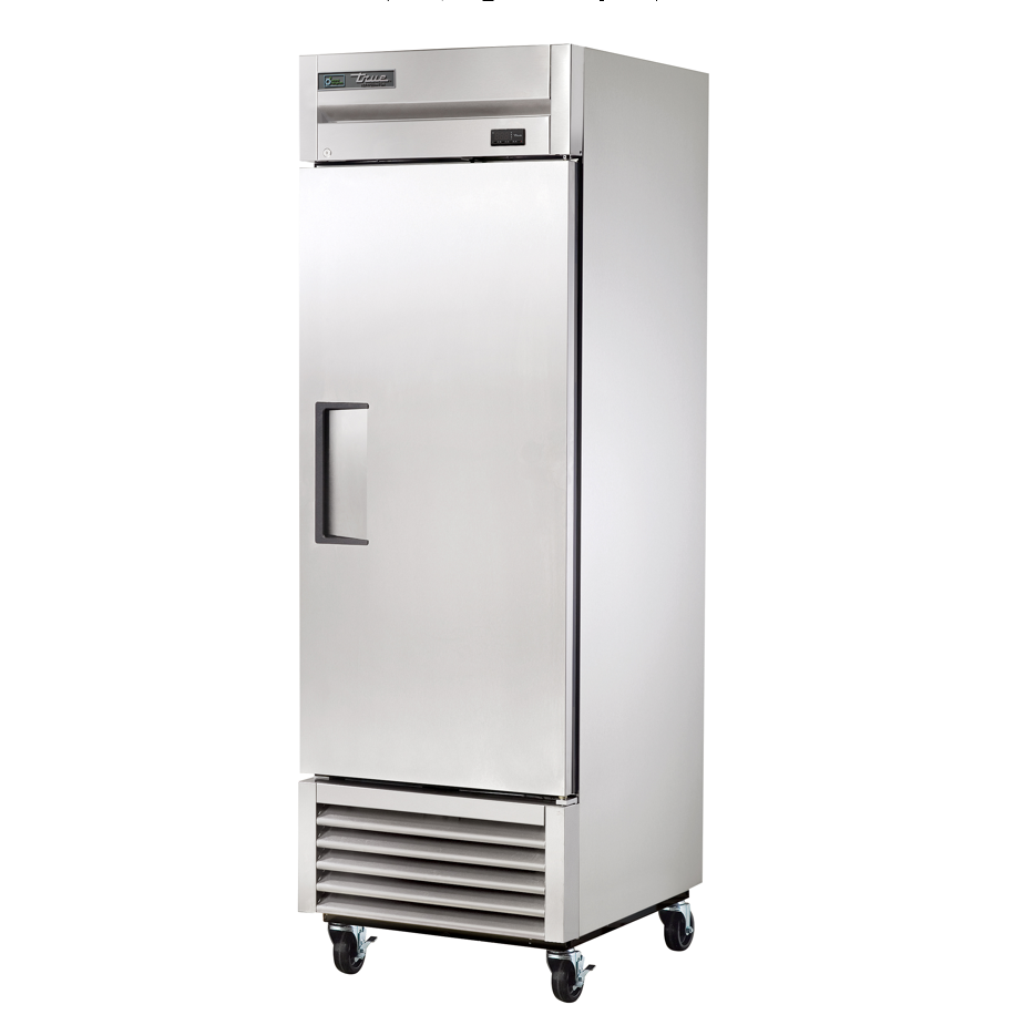True T-23 HC-27 Commercial Reach-In Refrigerator - 1 Solid Left Hinge Door | NSF Certified for Restaurants, Cafes & Food Service Businesses | Perfect for Commercial Kitchens, Grocery Stores & Catering Services