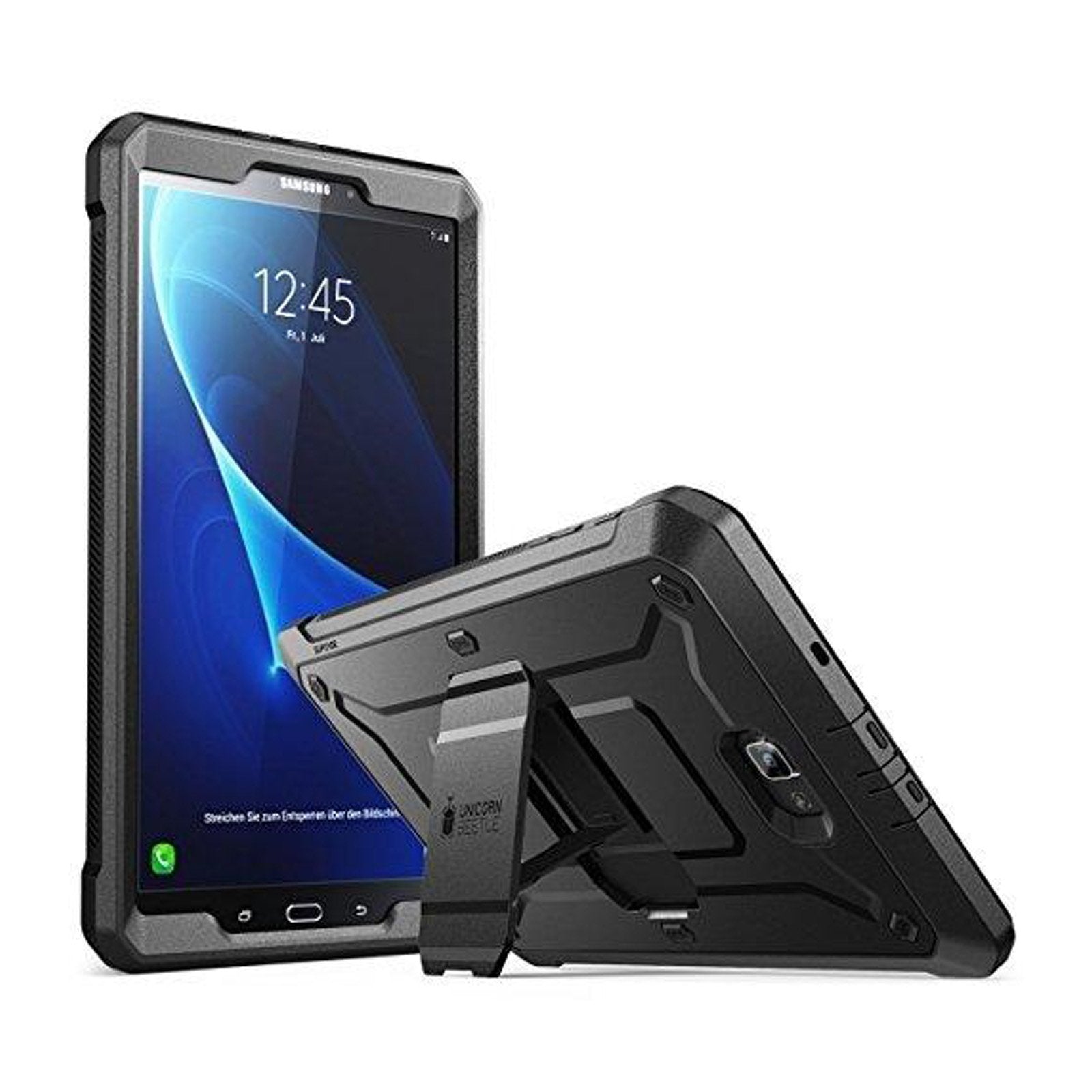 Samsung Galaxy Tab A 10.1 Inch (2016) Tablet Case - Unicorn Beetle Pro Rugged Full Body Protective Cover with Kickstand (Black) - Perfect for Kids, Travel & Outdoor Use