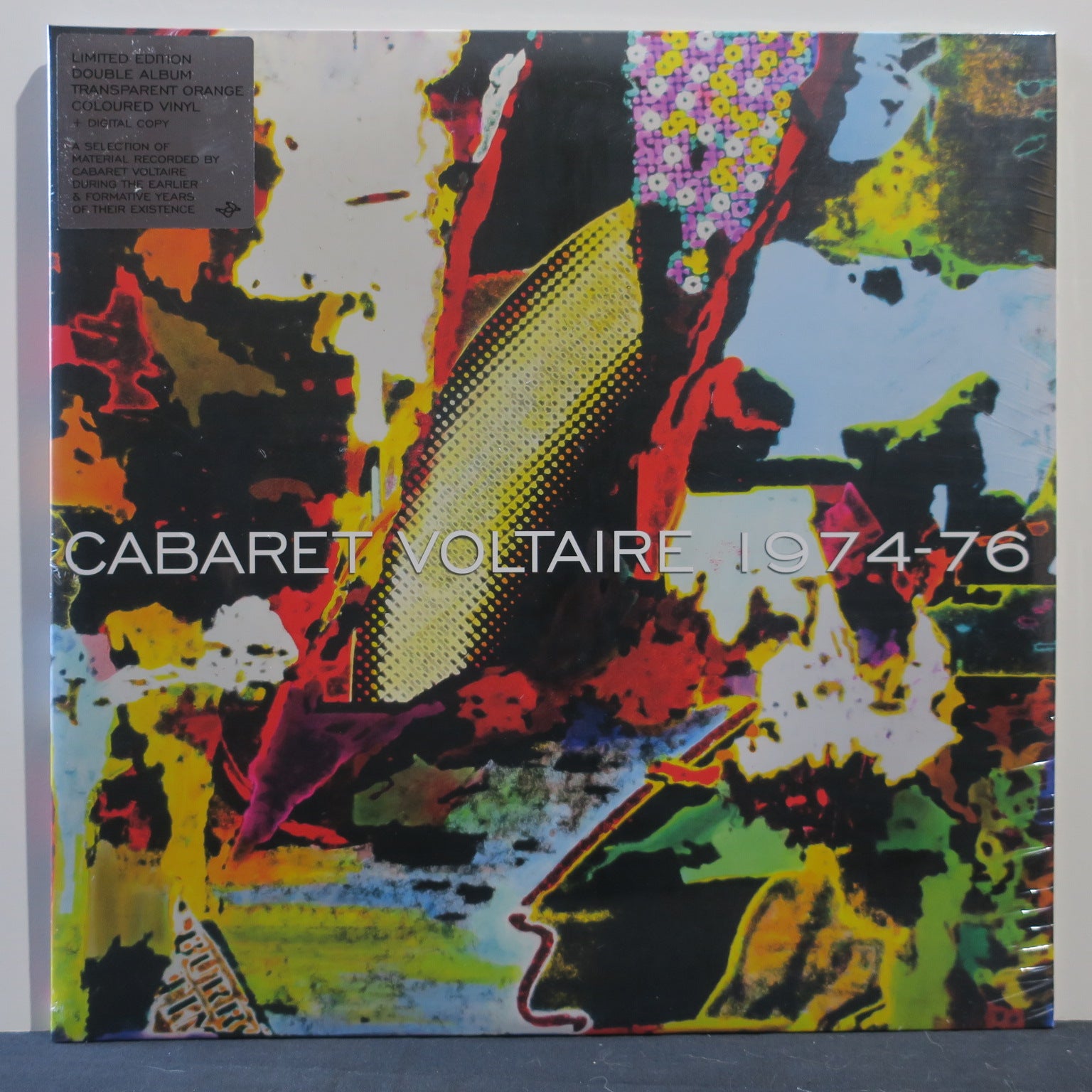 Cabaret Voltaire '1974-76' Orange Vinyl 2LP Record - Limited Edition Alternative Electronic Music for Collectors & Audiophiles - Perfect for Vintage Music Nights & DJ Sets